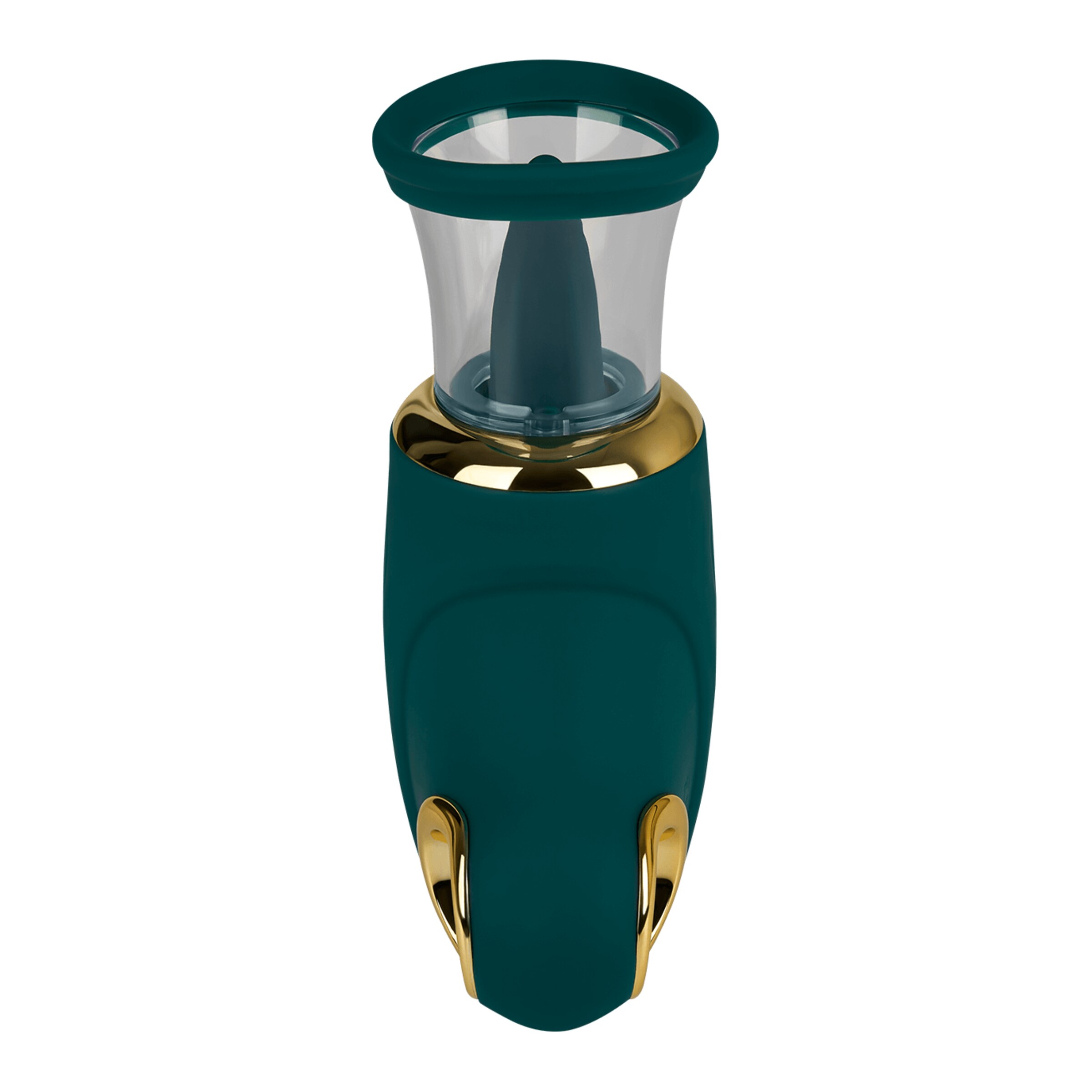 elegante-oplegvibrator-met-pomp-17-cm-Blauw-Goud-3