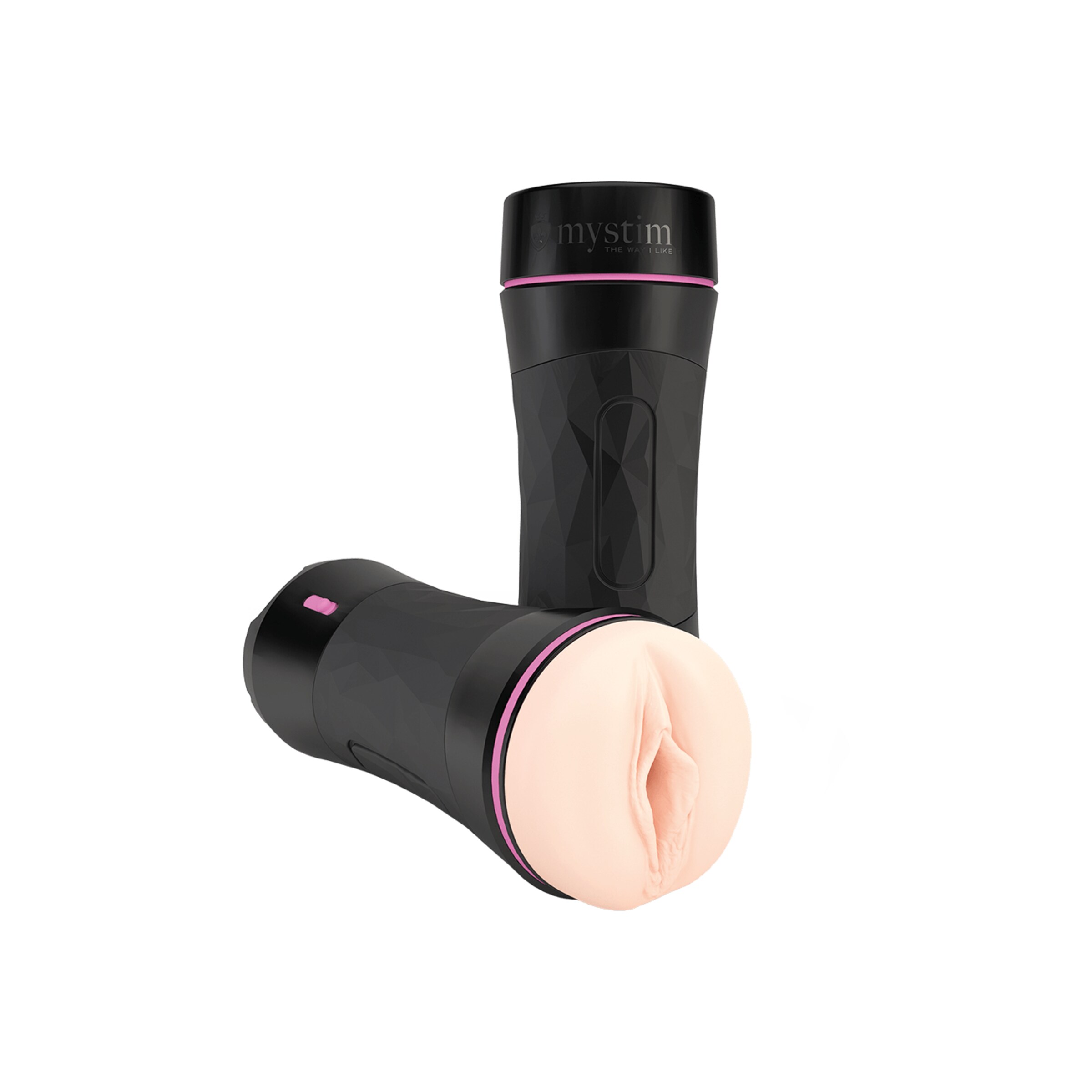 oh-push-me---vagina-21-5-cm-Natuurlijk licht-Zwart-1