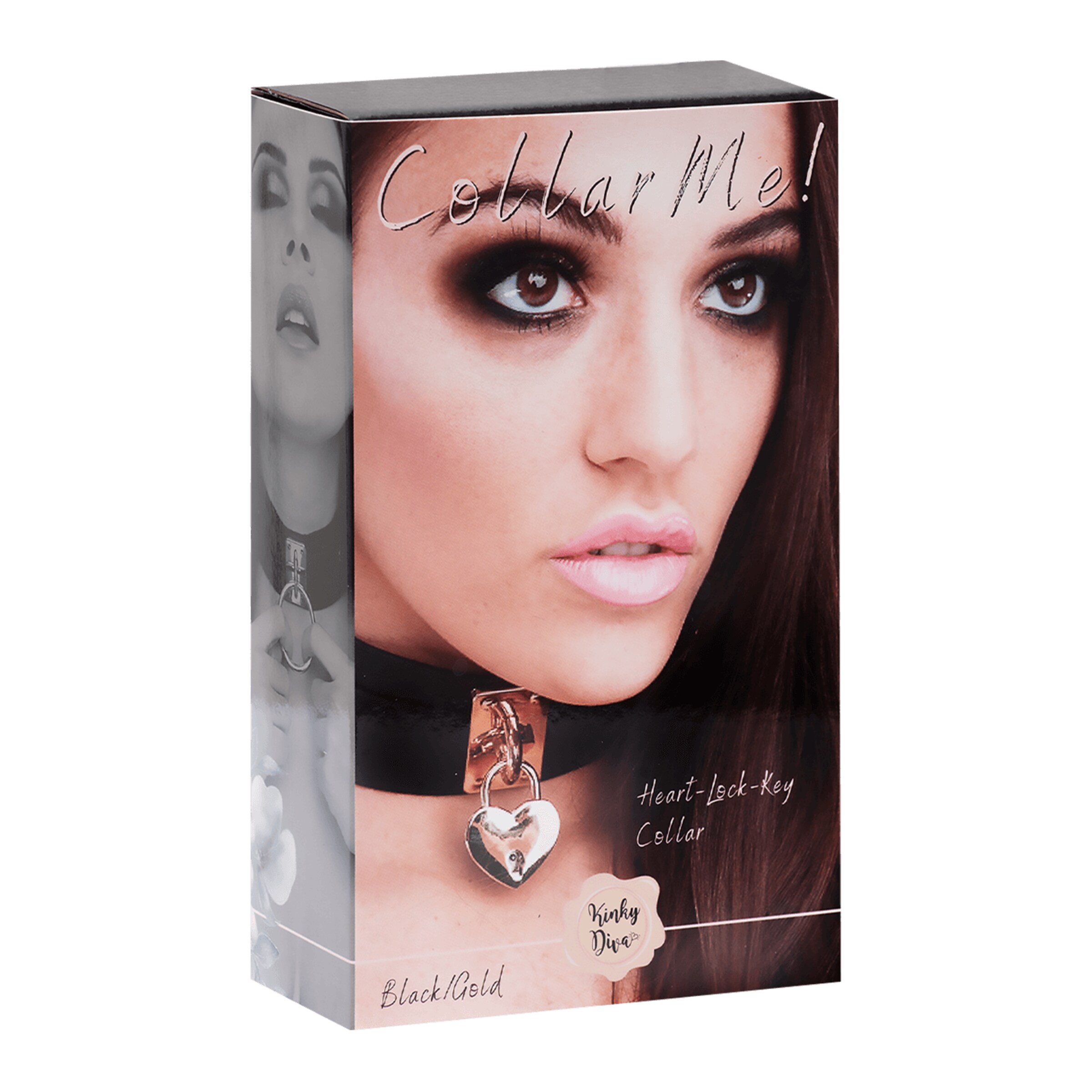 heart-lock-key-collar-Goud-Zwart-2