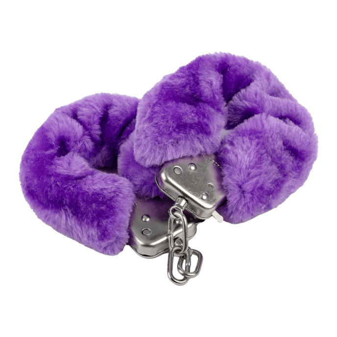 menottes-en-peluche-Argent-Violet-3