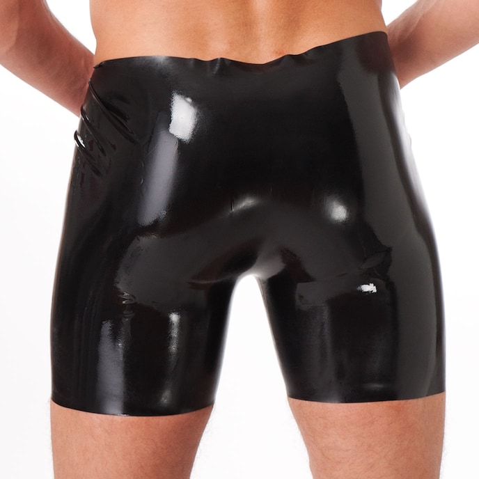 sexy-bermuda-in-wet-look-Zwart-2