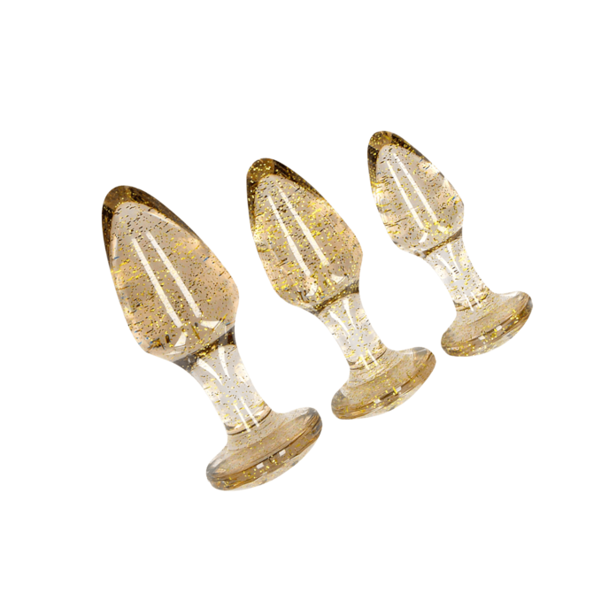 glitter-butt-plug-set-3-delig-Goud-1