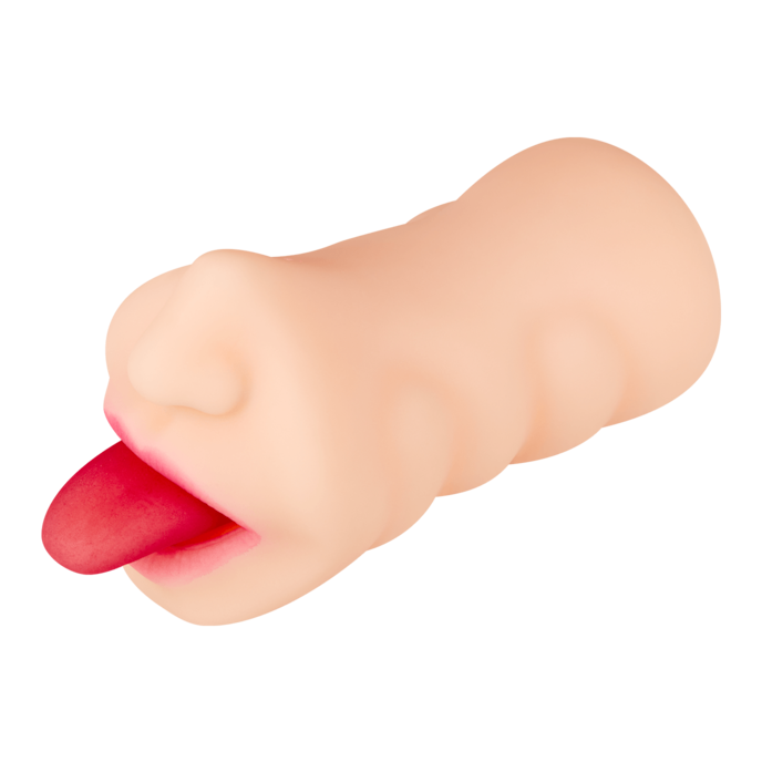 masturbateur-oral-flexible-12-cm-Naturel clair-4