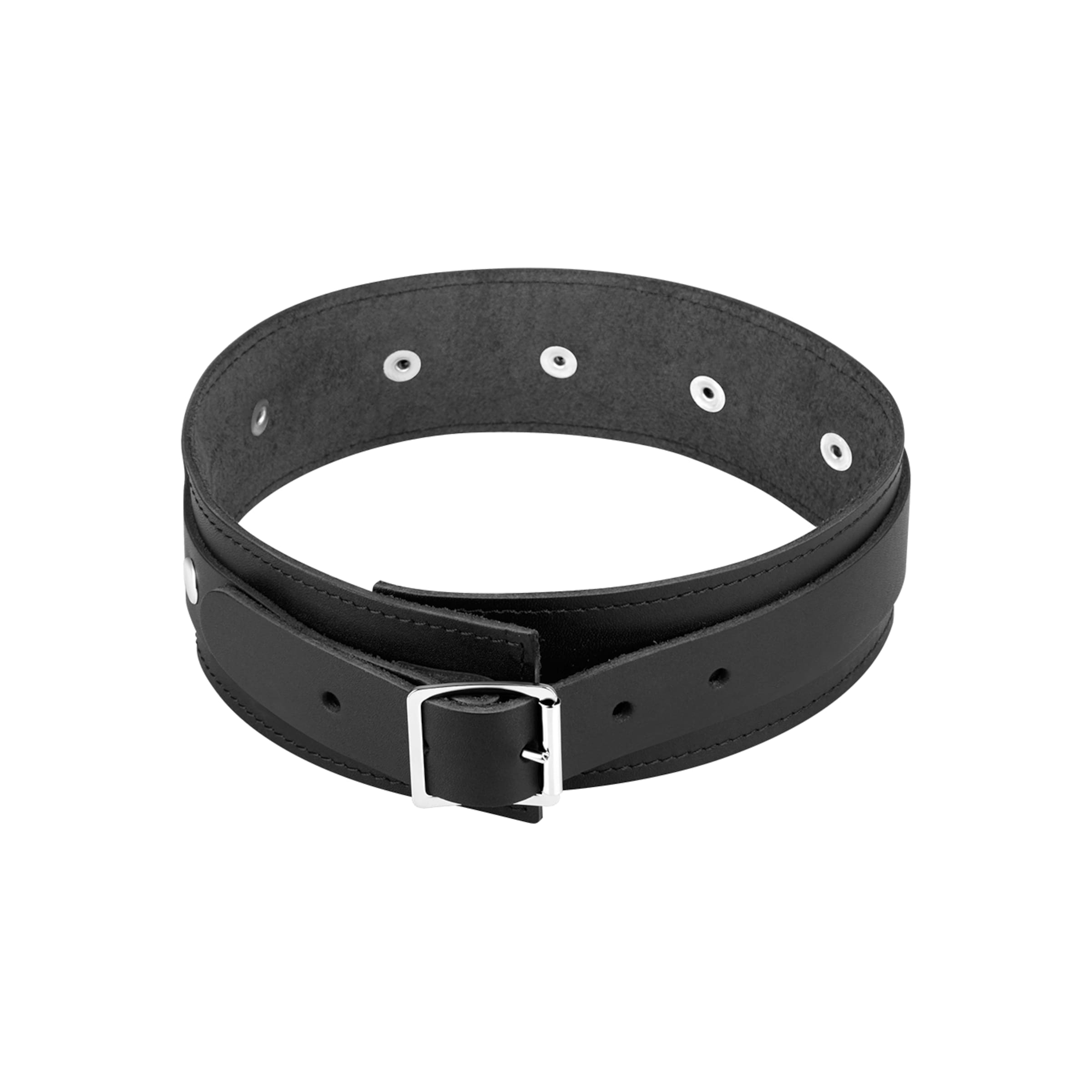 collier-en-cuir-m/l-Noir-2