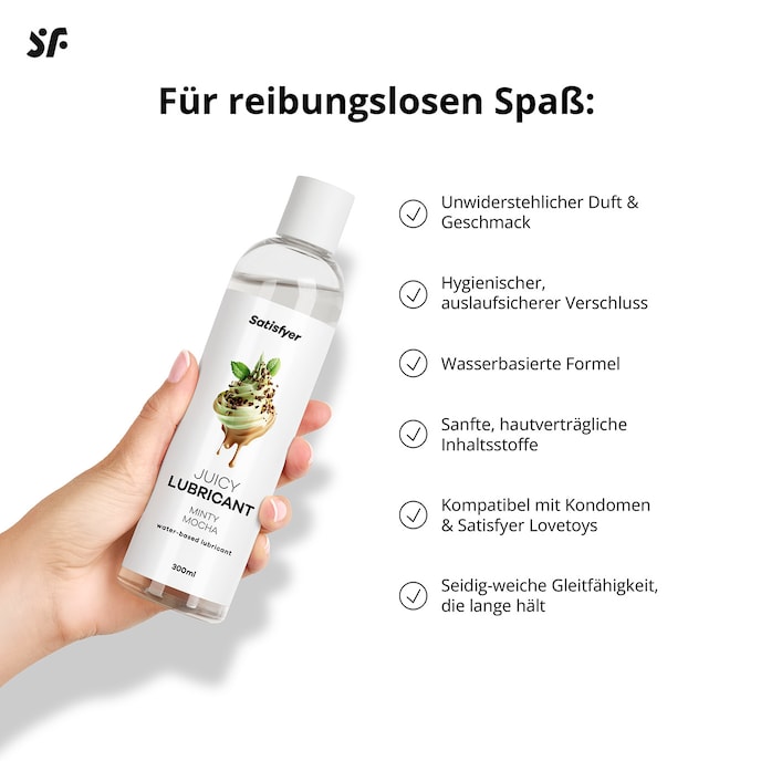 Gleitgel 300 ml 'Satisfyer Gleitgel Minty Mocha' online kaufen Gleitgel 300 ml 'Satisfyer Gleitgel Minty Mocha' online kaufen