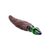 analdildo-mit-plüsch-schweif-Braun-Dunkelgrün-4