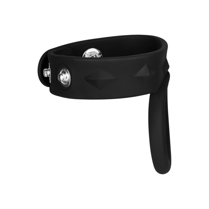 silicone-cock-&-ball-strap-4---6-cm-Zwart-2