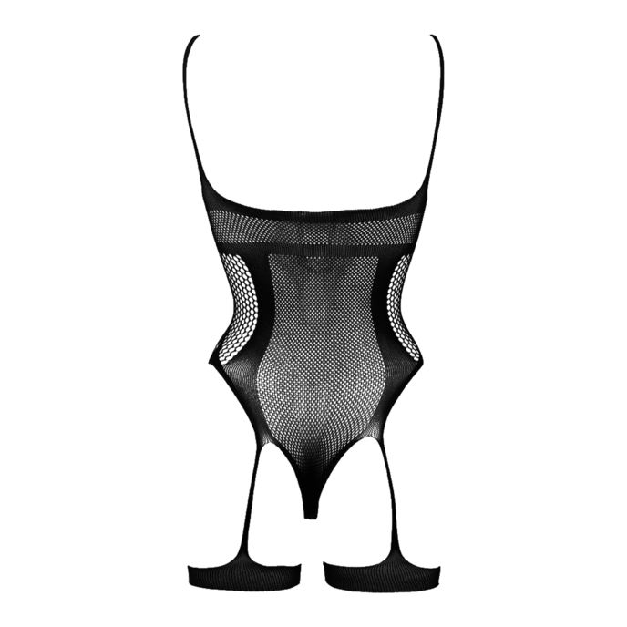 bliss---open-cup-strappy-teddy-Zwart-4