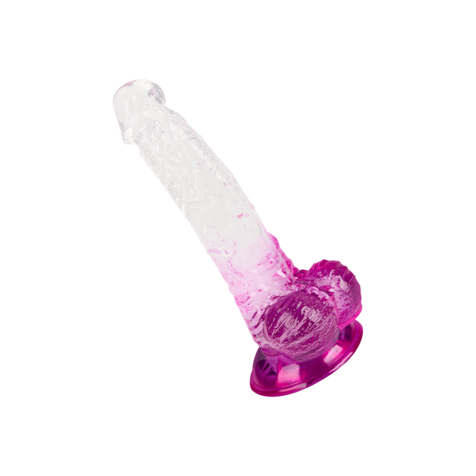 gode-naturel-flexible-avec-ventouse-20-5-cm-Transparent-Violet-1