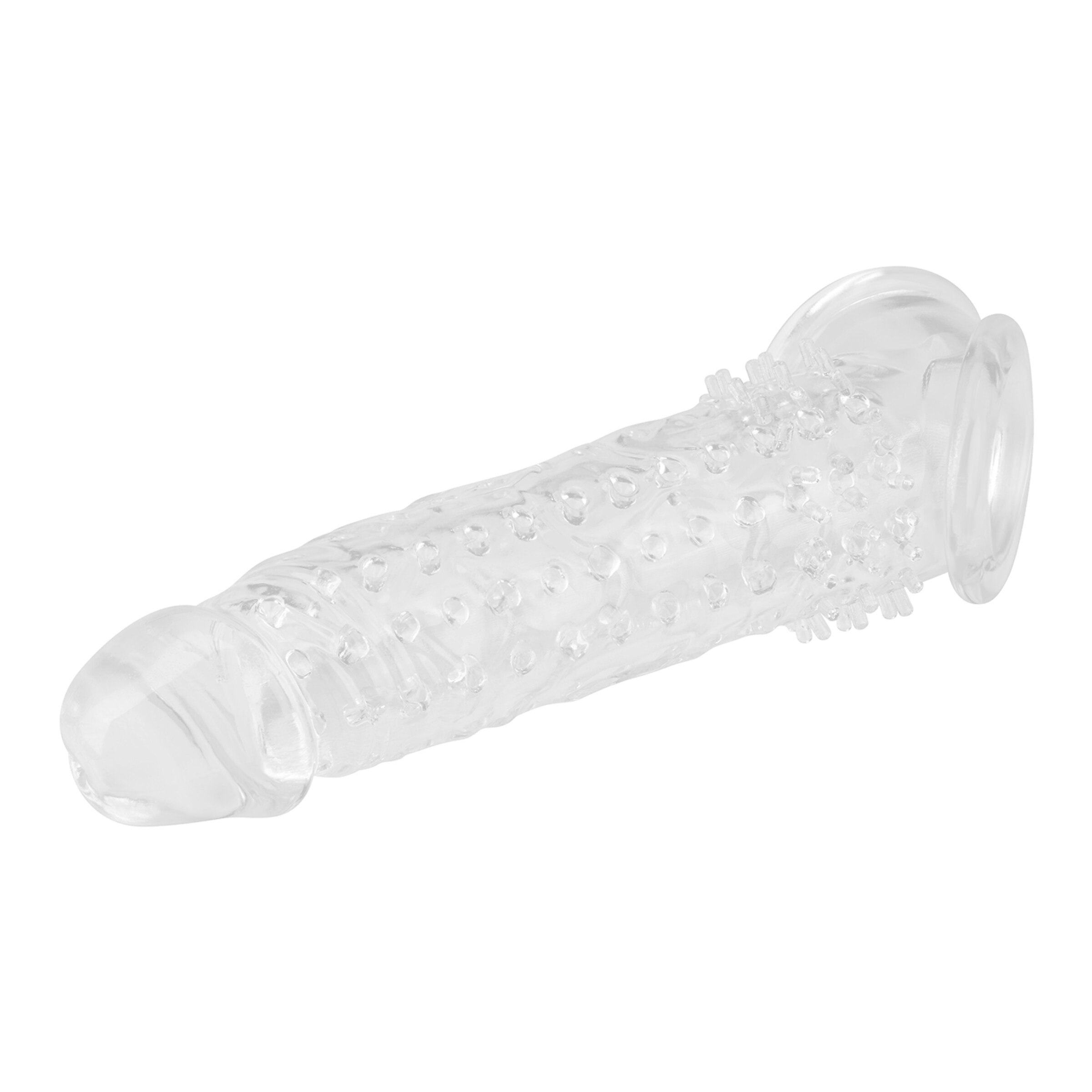 Genoppte Penishülle, 21 cm transparent ❤️ online kaufen