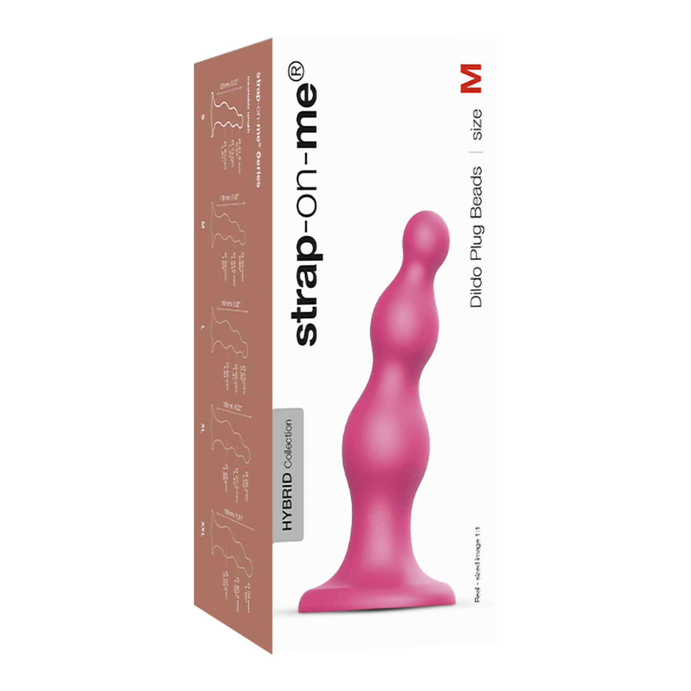dildo-plug-beads---größe-m-15-cm-Pink-2