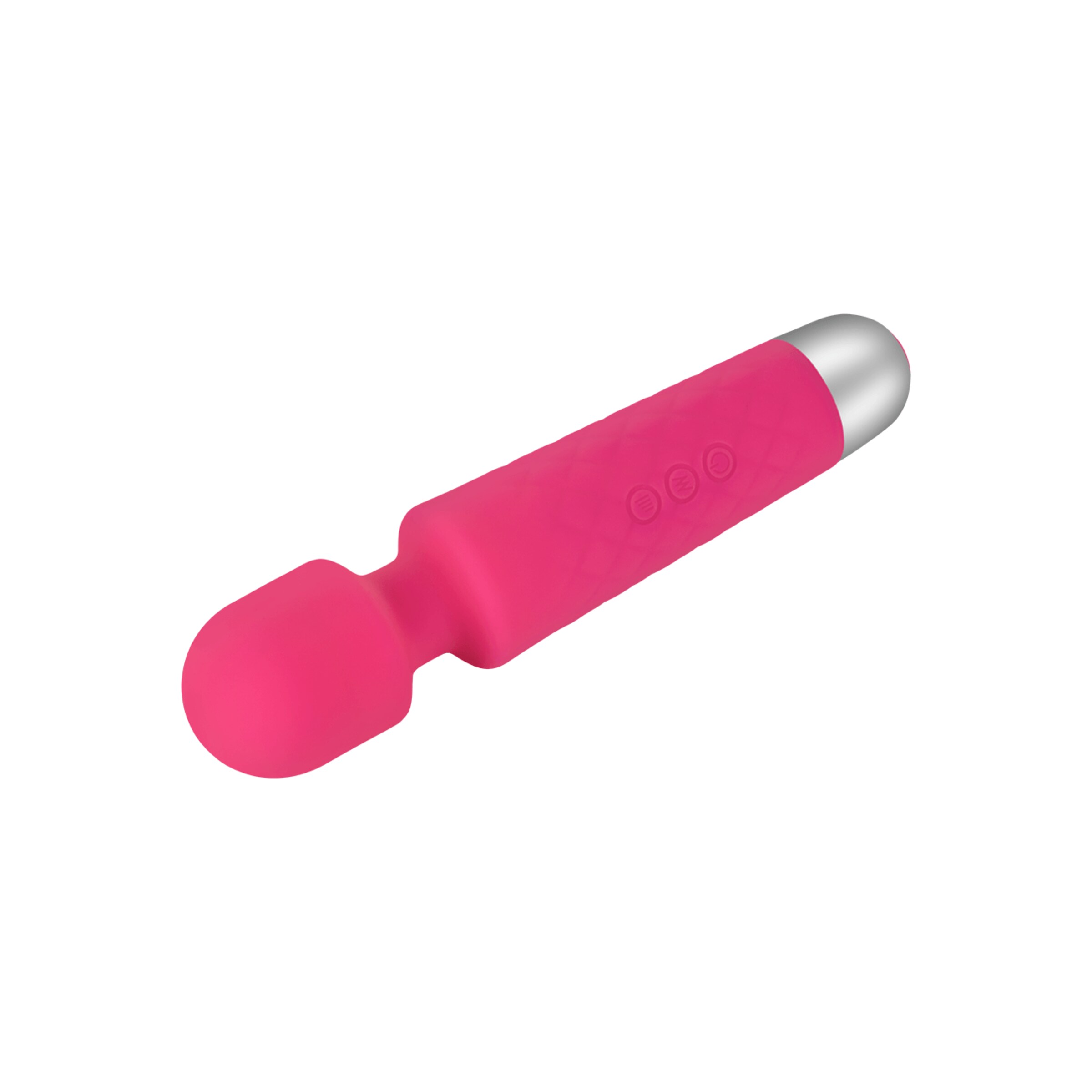 masseur-recharge-hy]able-en-silicone-20-cm-Argent-Rose-5