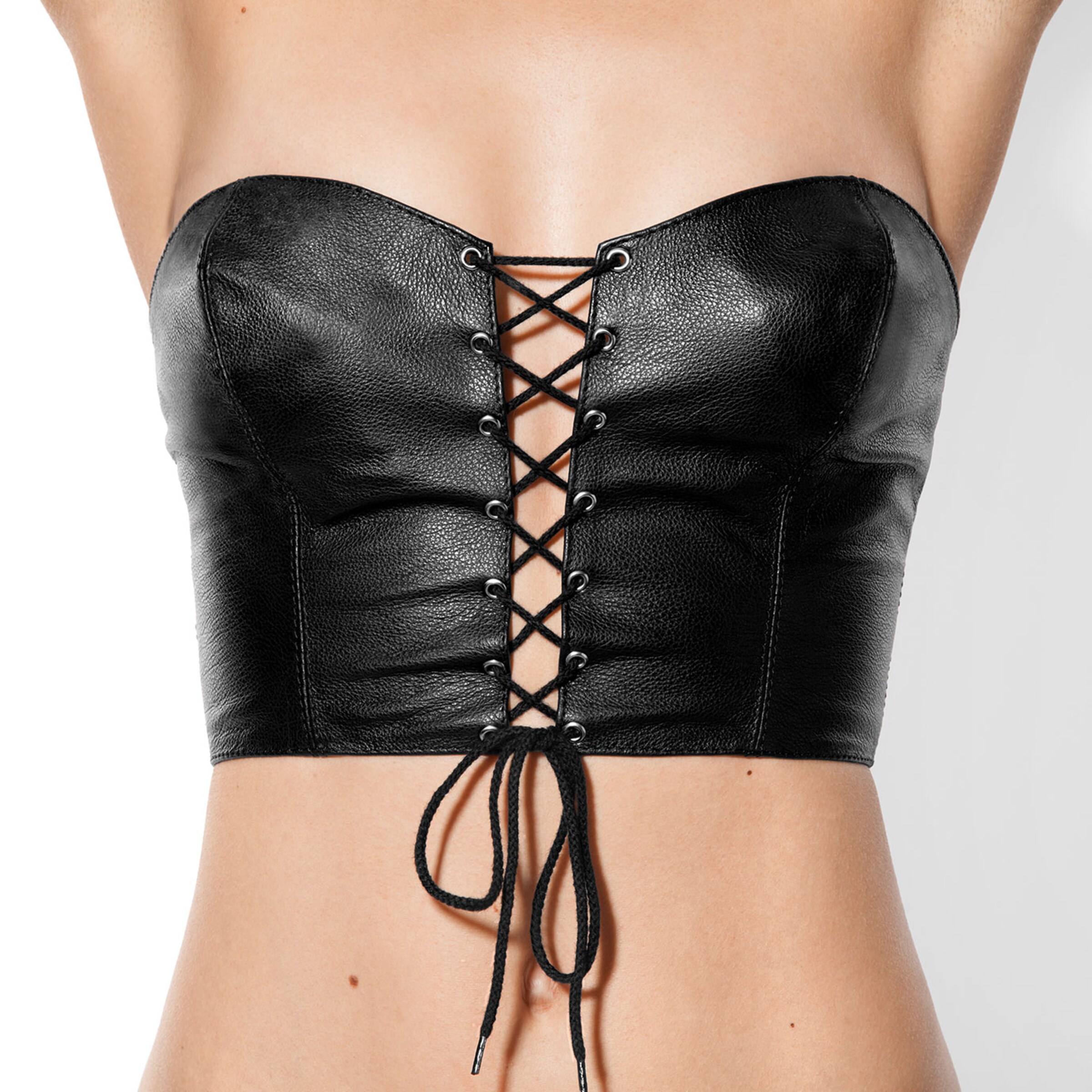 leder-top-met-vetersluiting-Zwart-4