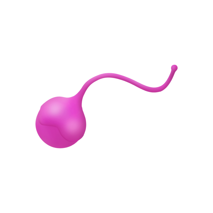 boule-de-geisha-structurée-en-silicone-3-8-cm-Rose néon-1