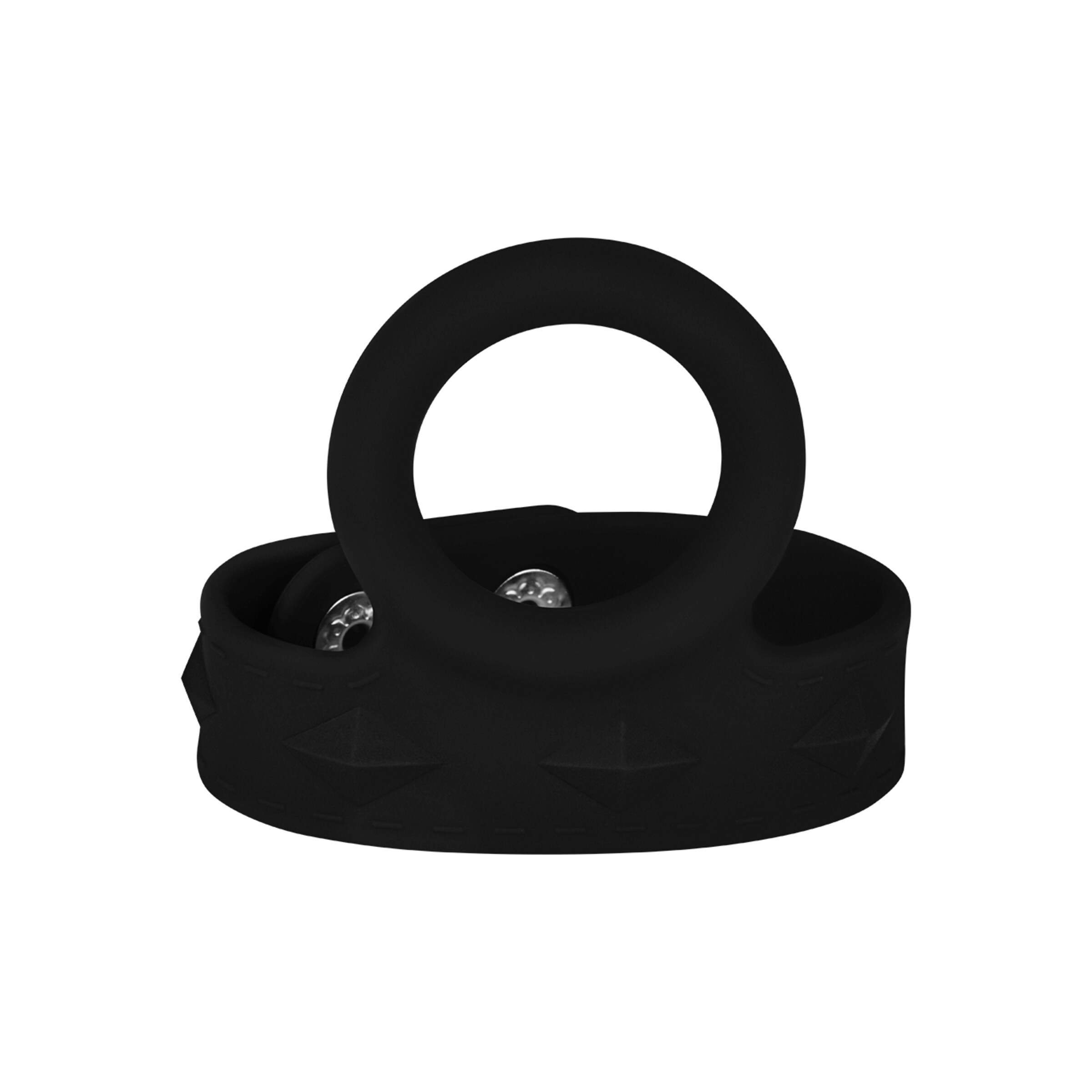 penisring-met-verstelbare-trelbalriem-3-[nbhy]-6-5-cm-Zilver-Zwart-4
