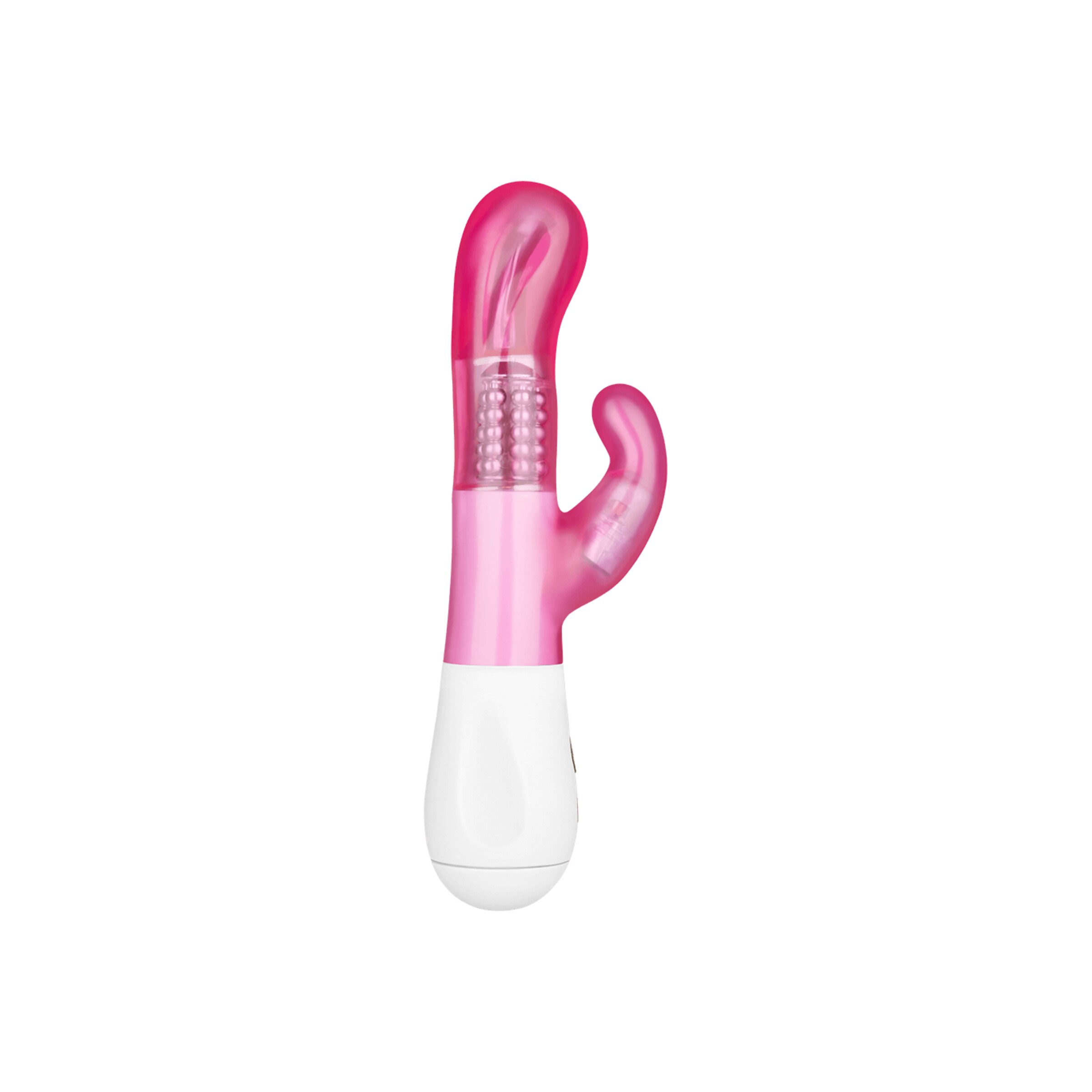 vibromasseur-perlé-rabbit-22-cm-Blanc-Rose-3