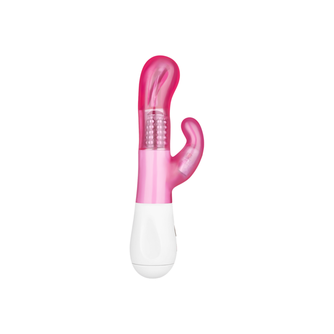 vibromasseur-perlé-rabbit-22-cm-Blanc-Rose-3