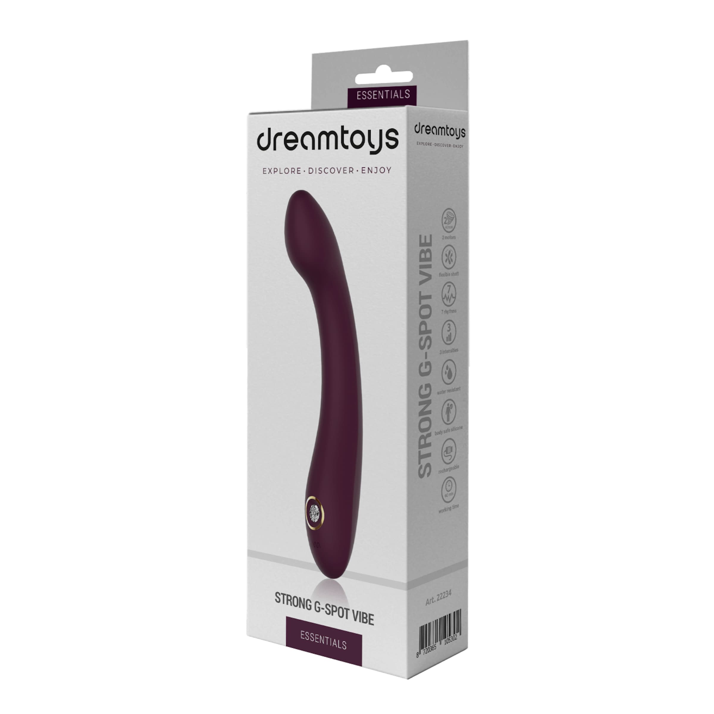 Essentials - Strong G-Spot Vibe, 21,8 cm