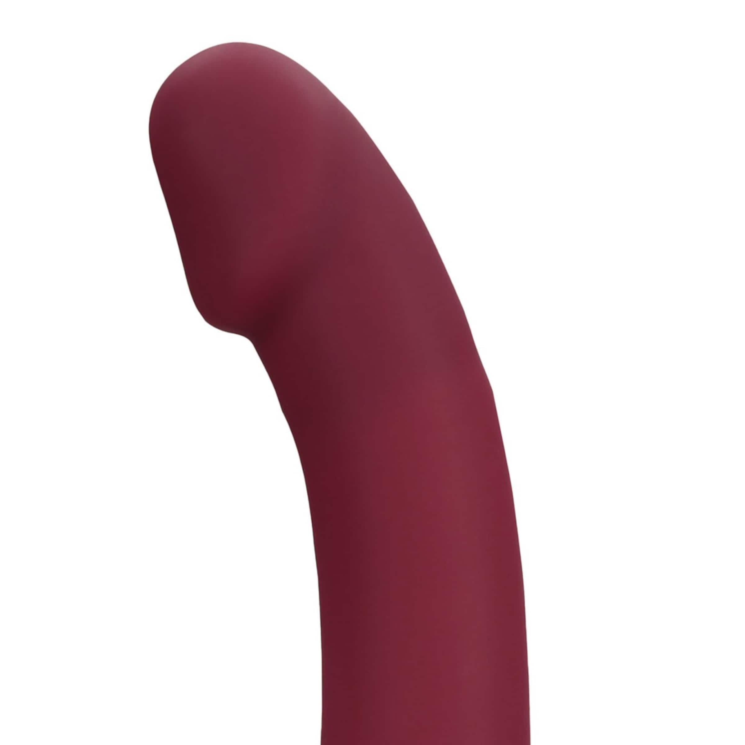 Bendable Vibrating Strapless Strap-on, 19 cm