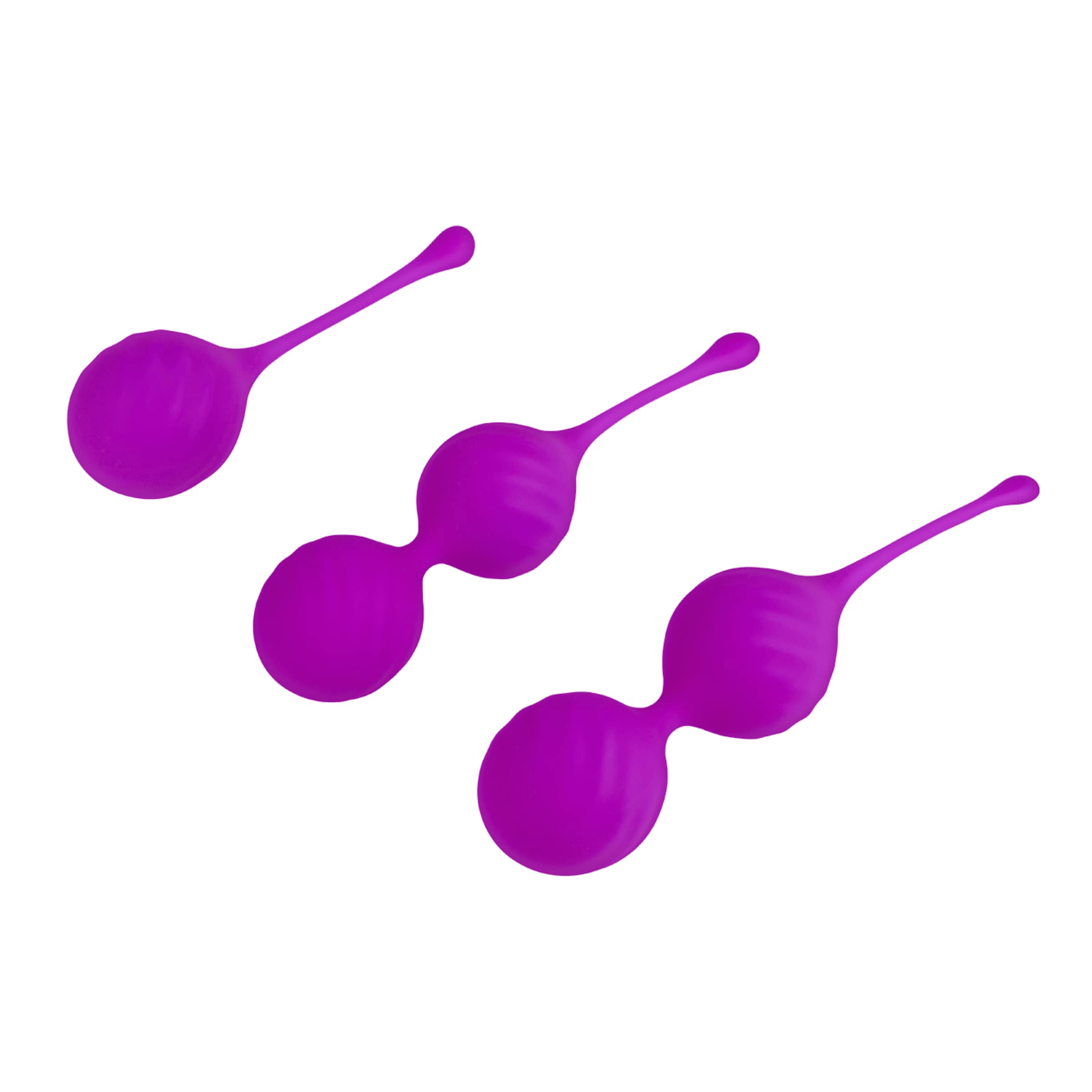 Liebeskugeln aus Silikon, 3 tlg.