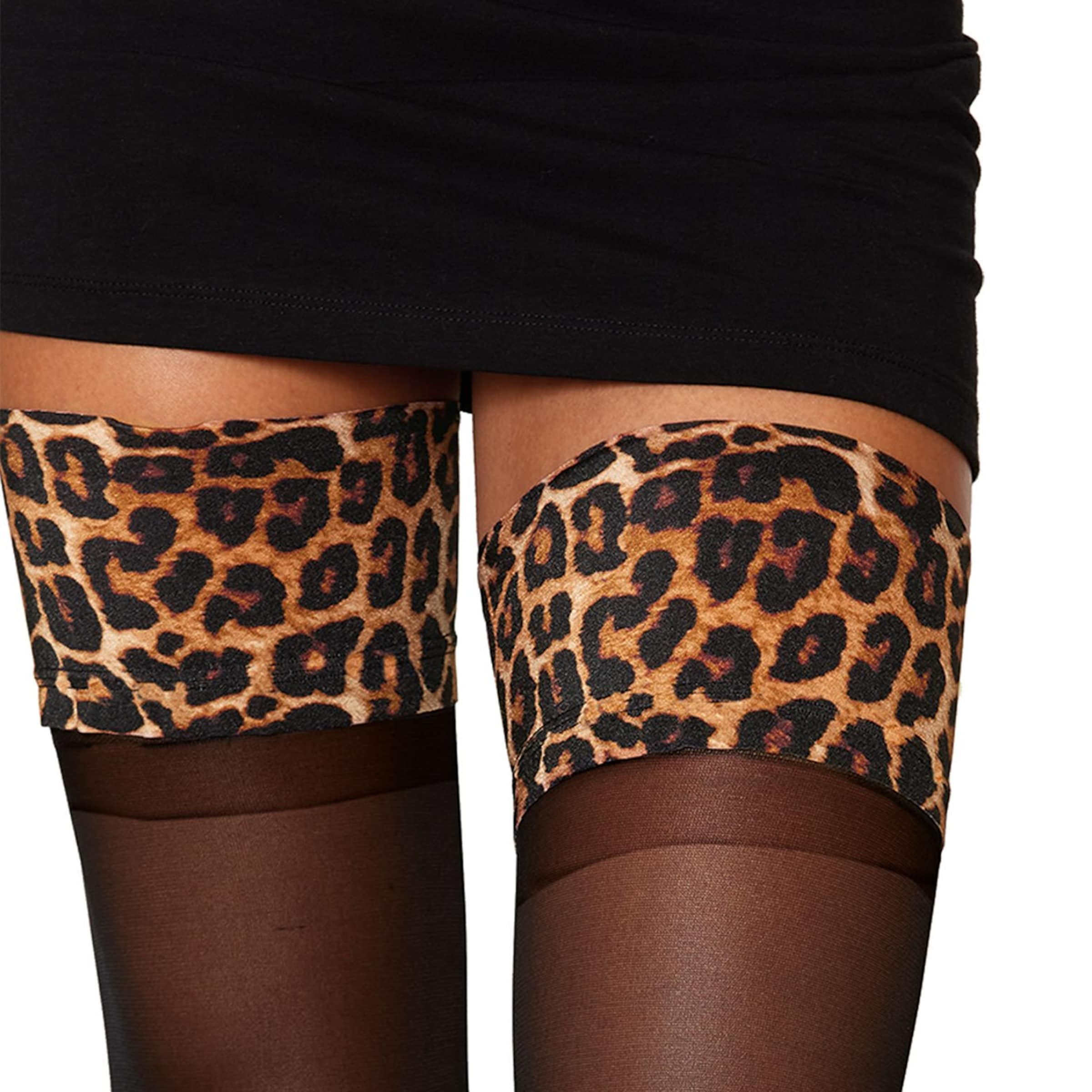 Stockings mit Leoprint