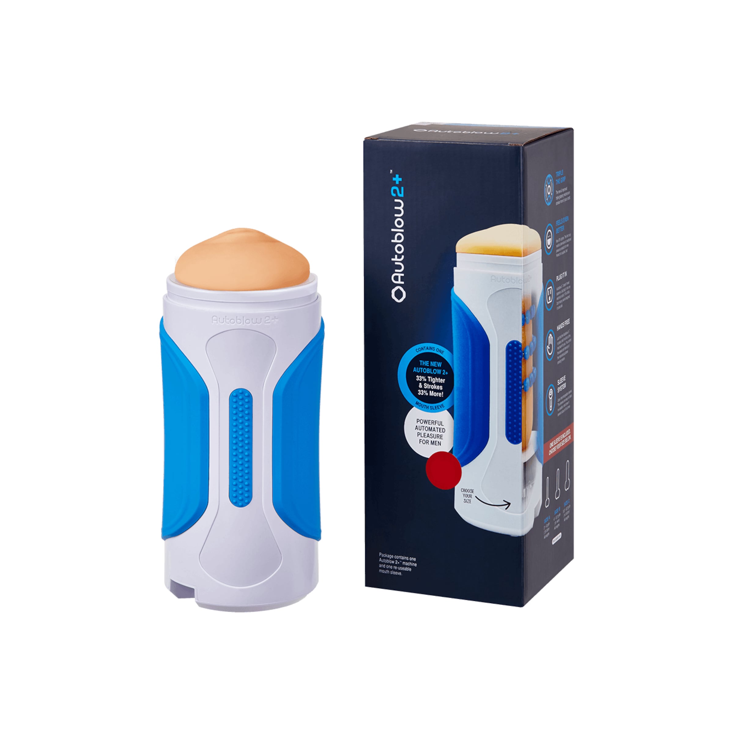 Autoblow 2+   Größe B, 24,5 cm