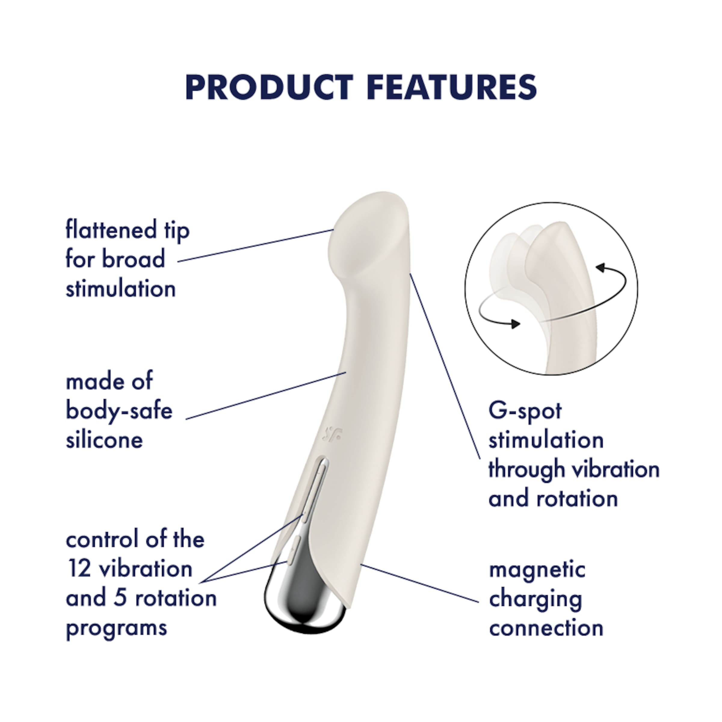 Satisfyer Spinning G-Spot 1, 16,5 cm