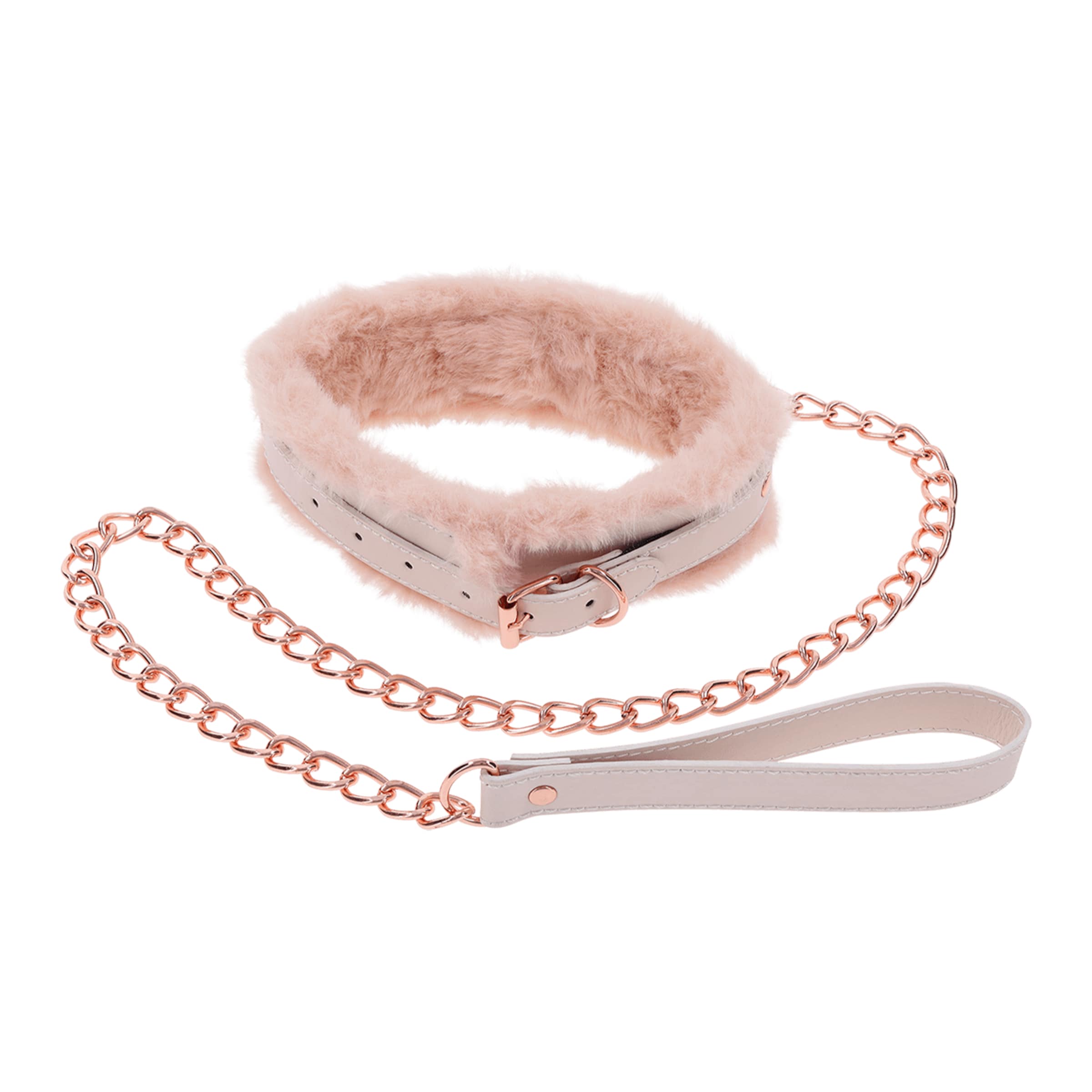 Peaches n CreaMe - Fur Collar & Leash