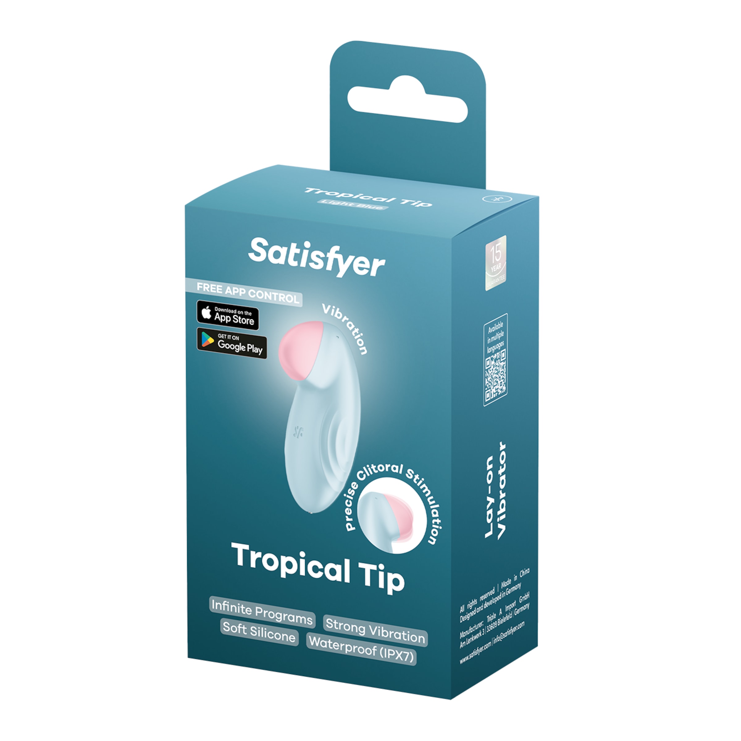 Satisfyer Tropical Tip Connect App, 8,5 cm