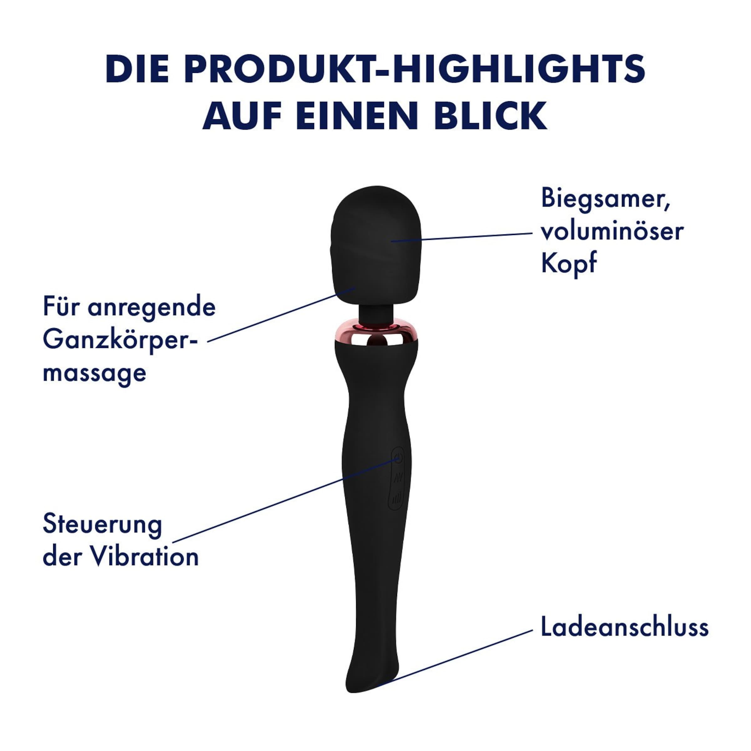 XXL Silikon Massager, 32 cm