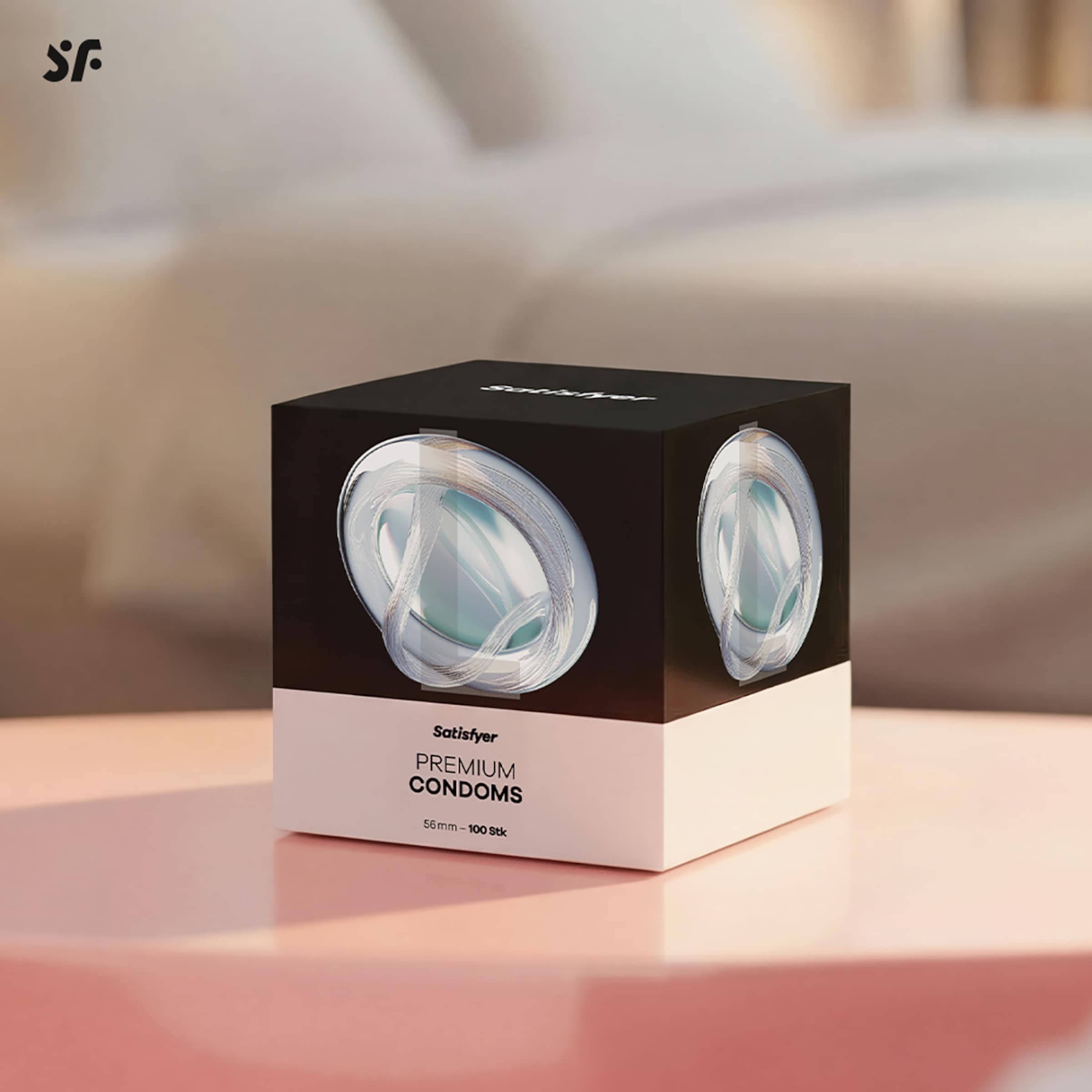 Satisfyer Kondome L, 100 Stück, 56 mm