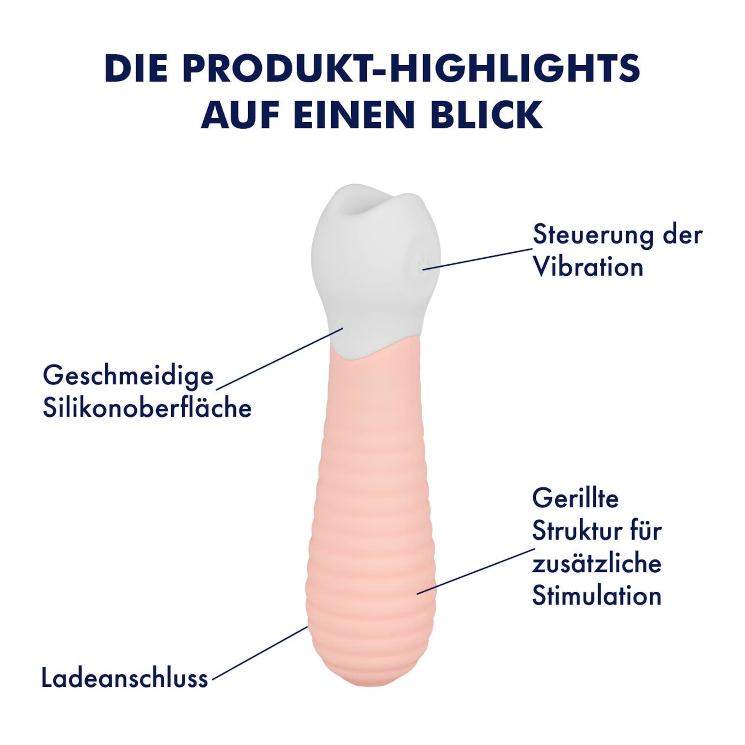 Gerillter Minivibrator, 11,5 cm