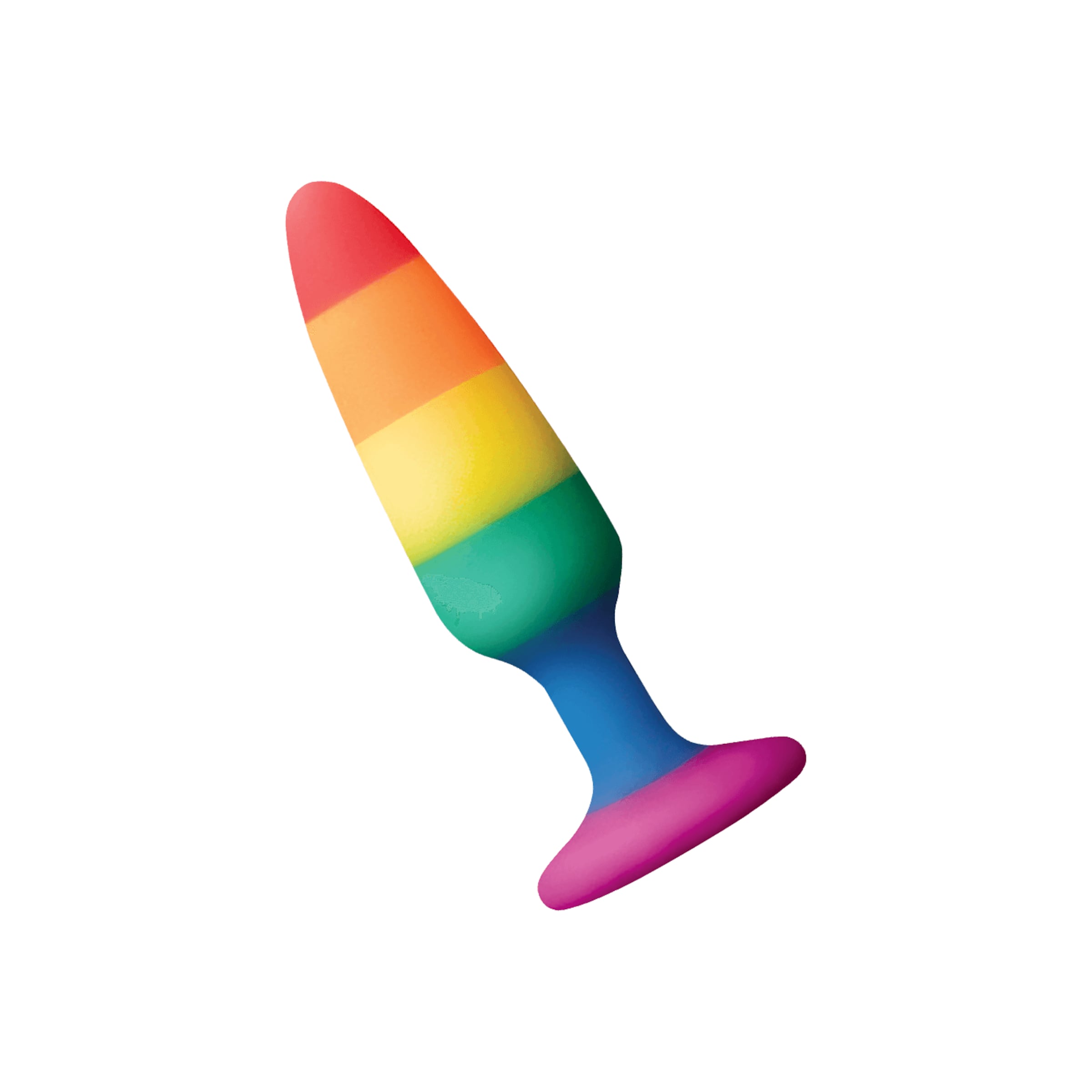 Rainbow Anal Plug, 11 cm