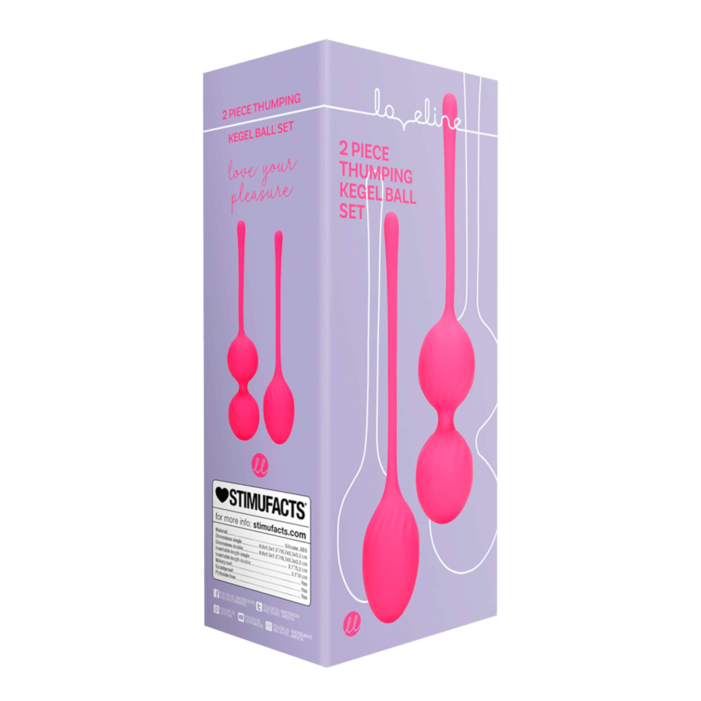 Thumping Kegel Ball Set, 2 tlg.