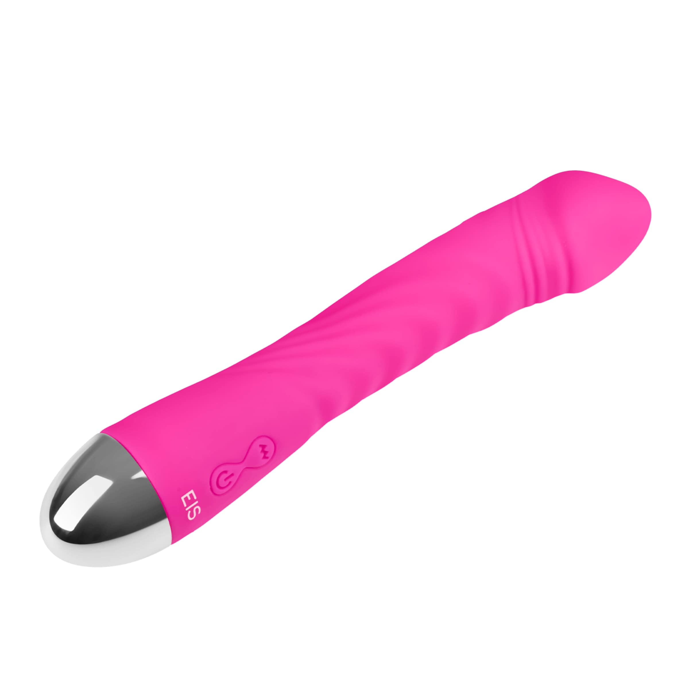 Schlanker Naturvibrator aus Silikon, 20,5 cm