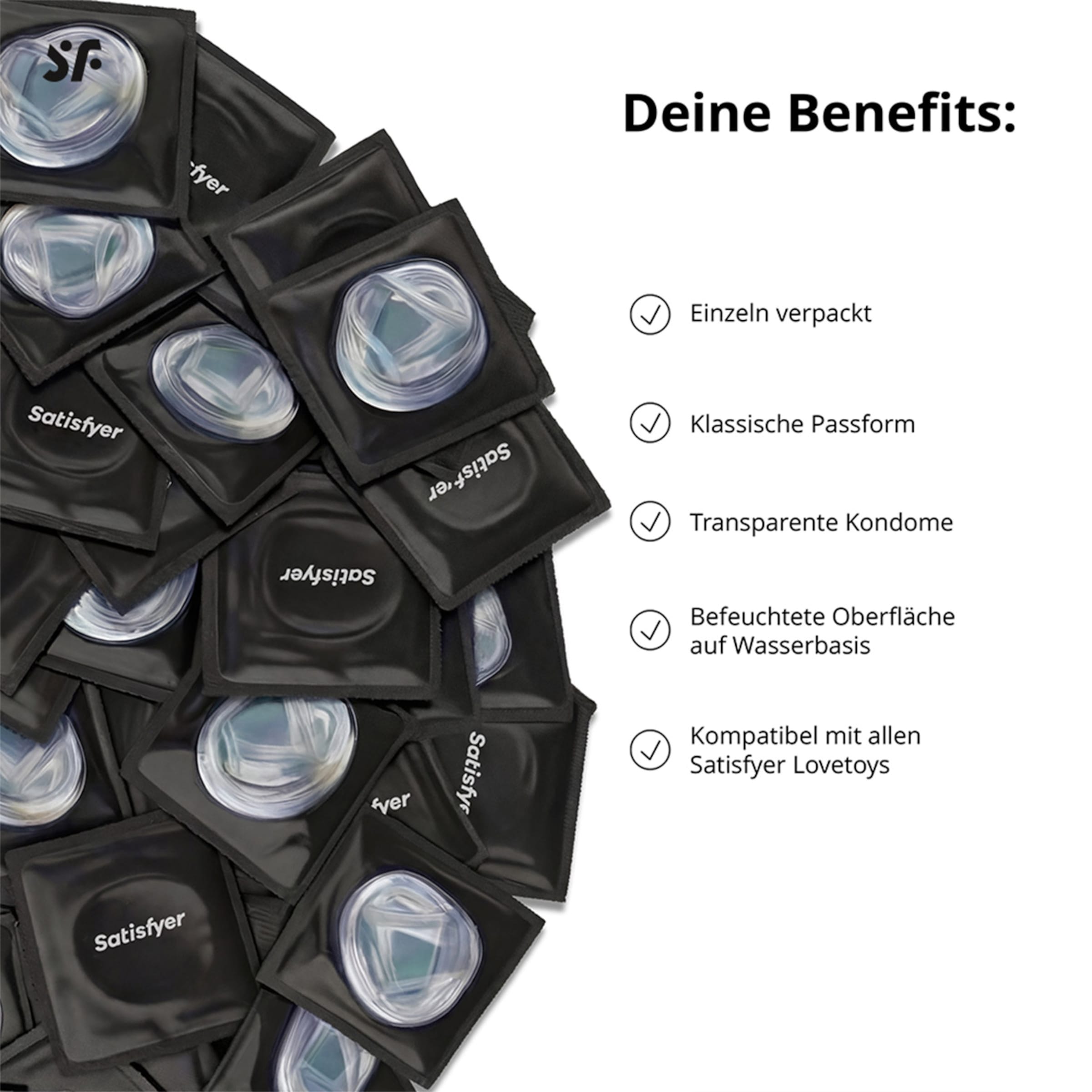 Satisfyer Kondome XXL, 100 Stück, 64 mm