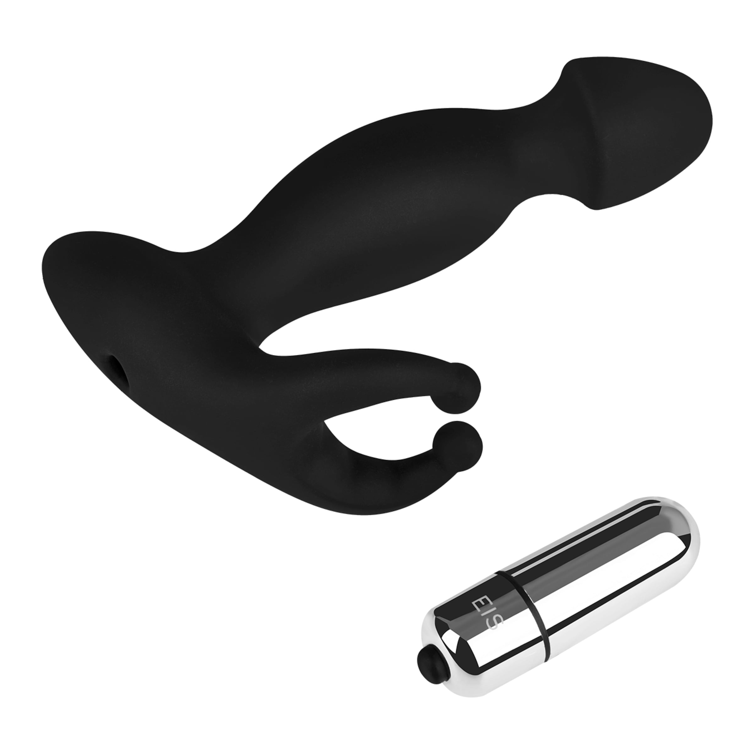 Prostata-Vibrator aus Silikon, 13,2 cm