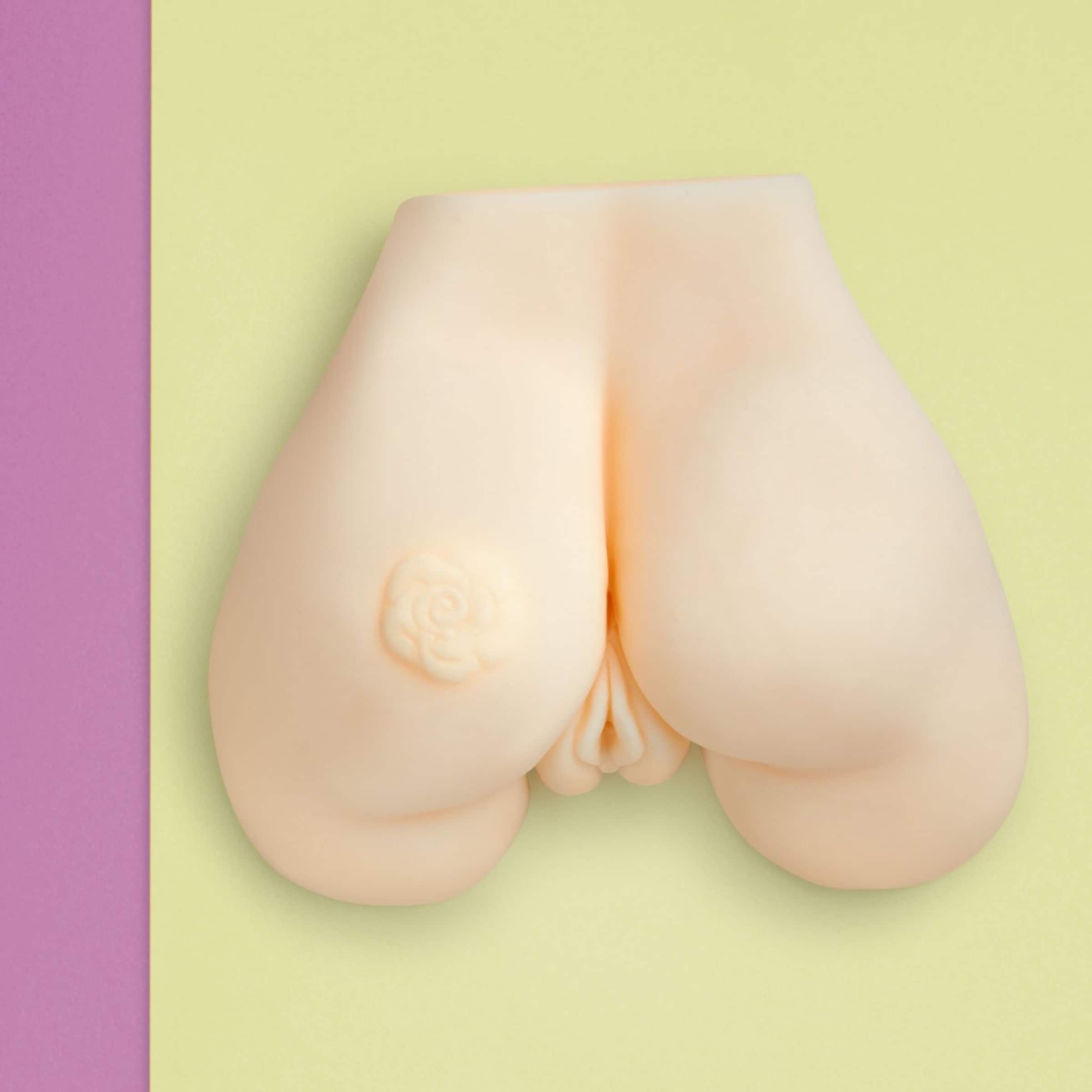 Masturbator mit Rosen-Branding, 16 cm