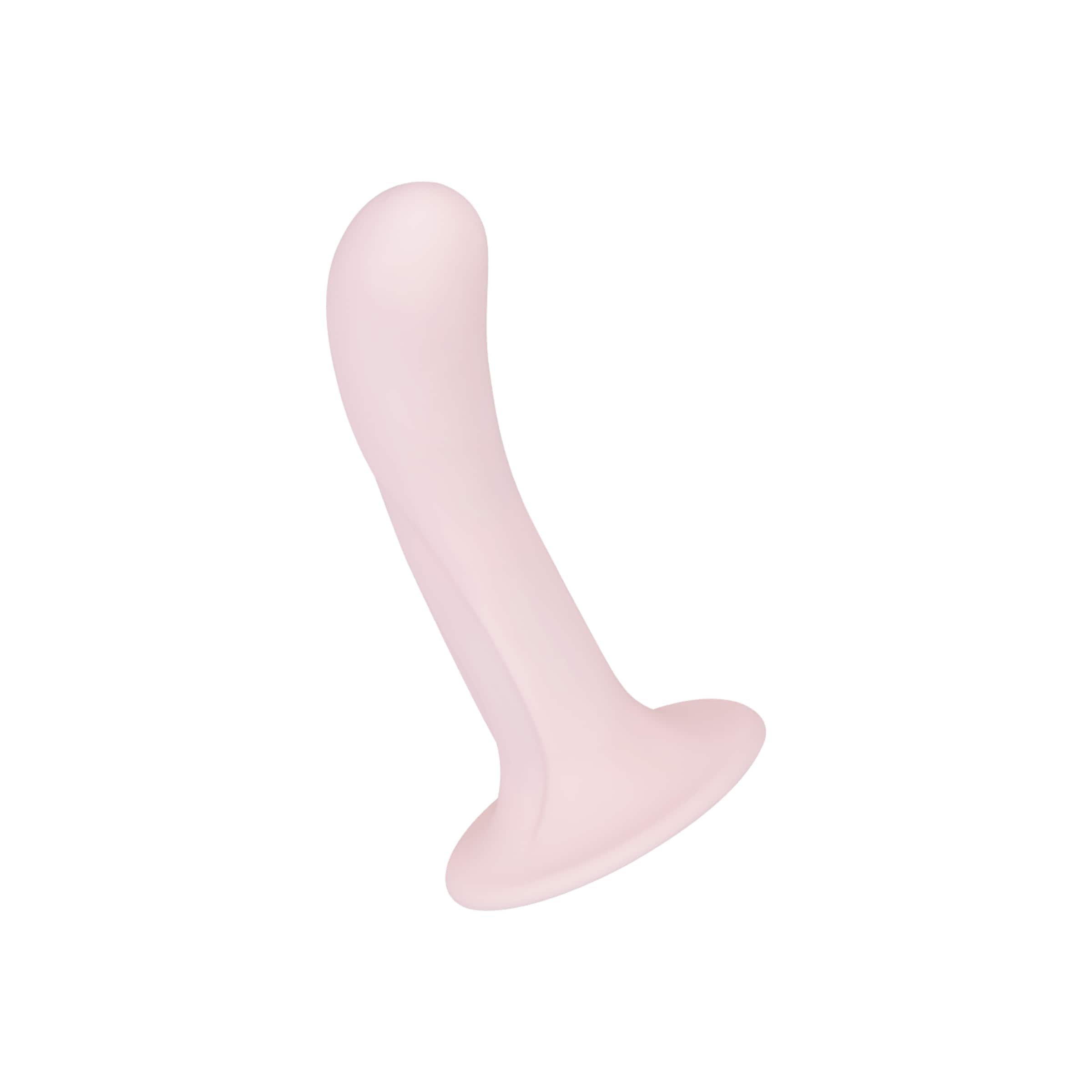 Gebogener G Punkt Vibrator aus Silikon, 17,5 cm