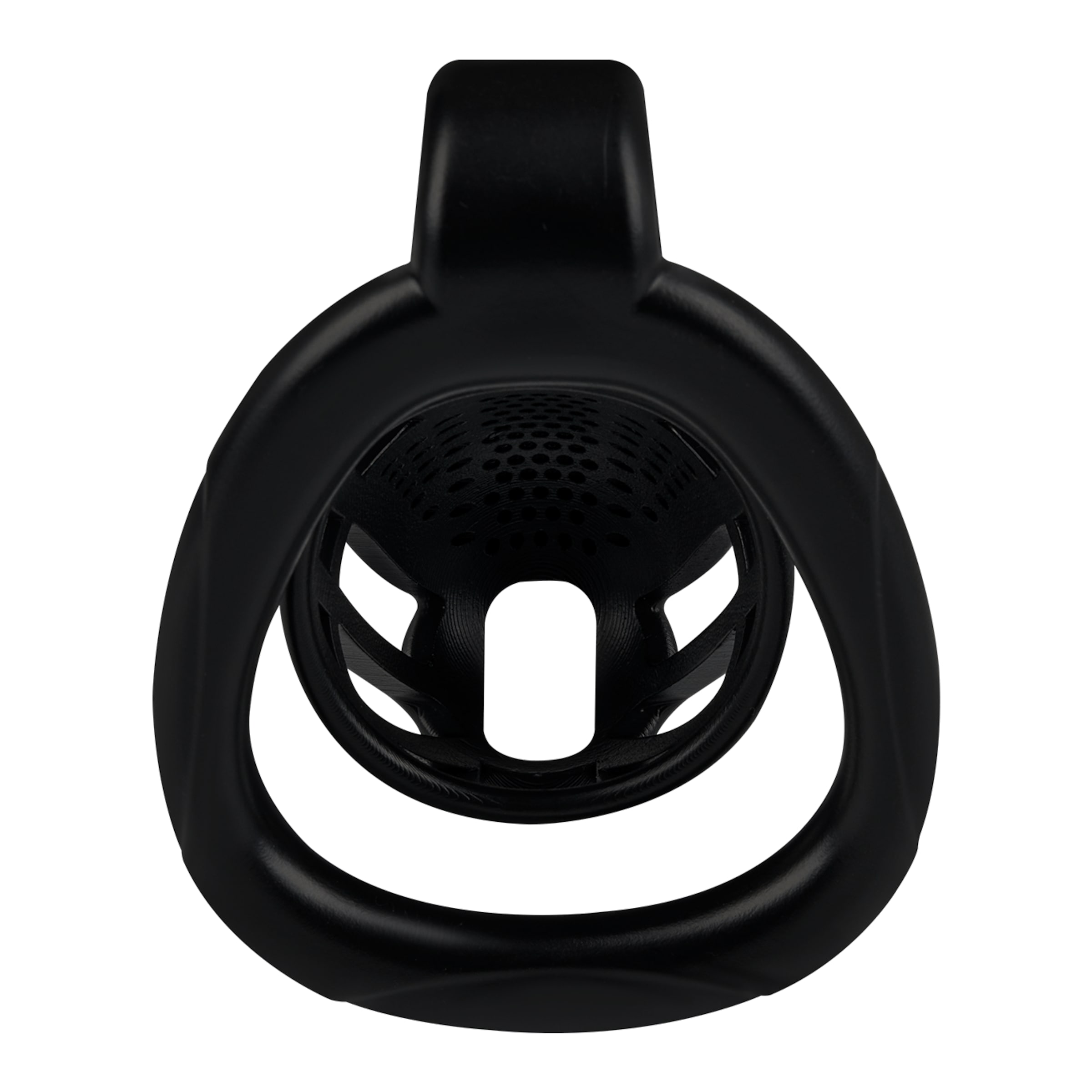 Keuschheitskäfig mit 4 Ringen, inkl. Schlüssel