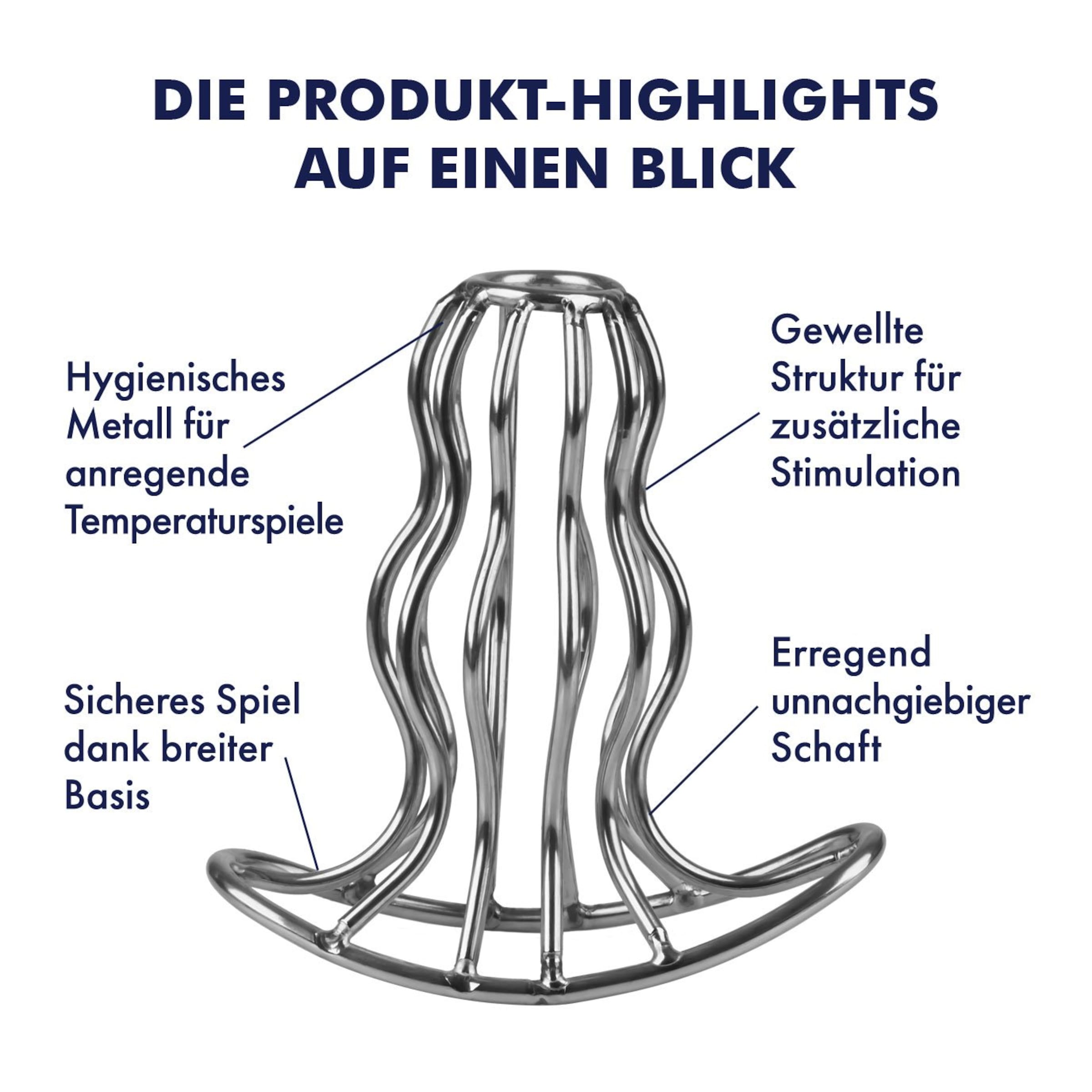 Tunnel-Analplug - Größe M, 10 cm