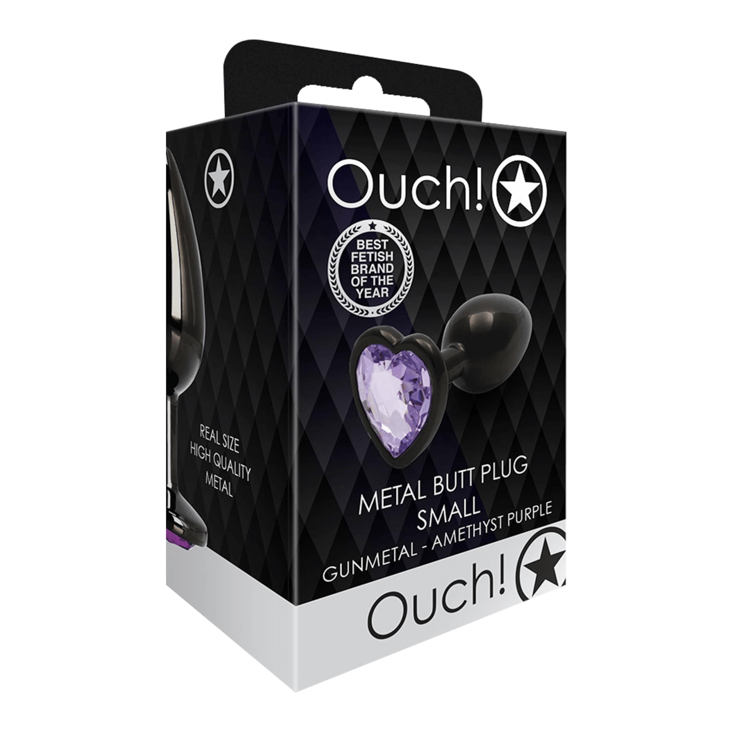 Heart Butt Plug Small, 6,9 cm