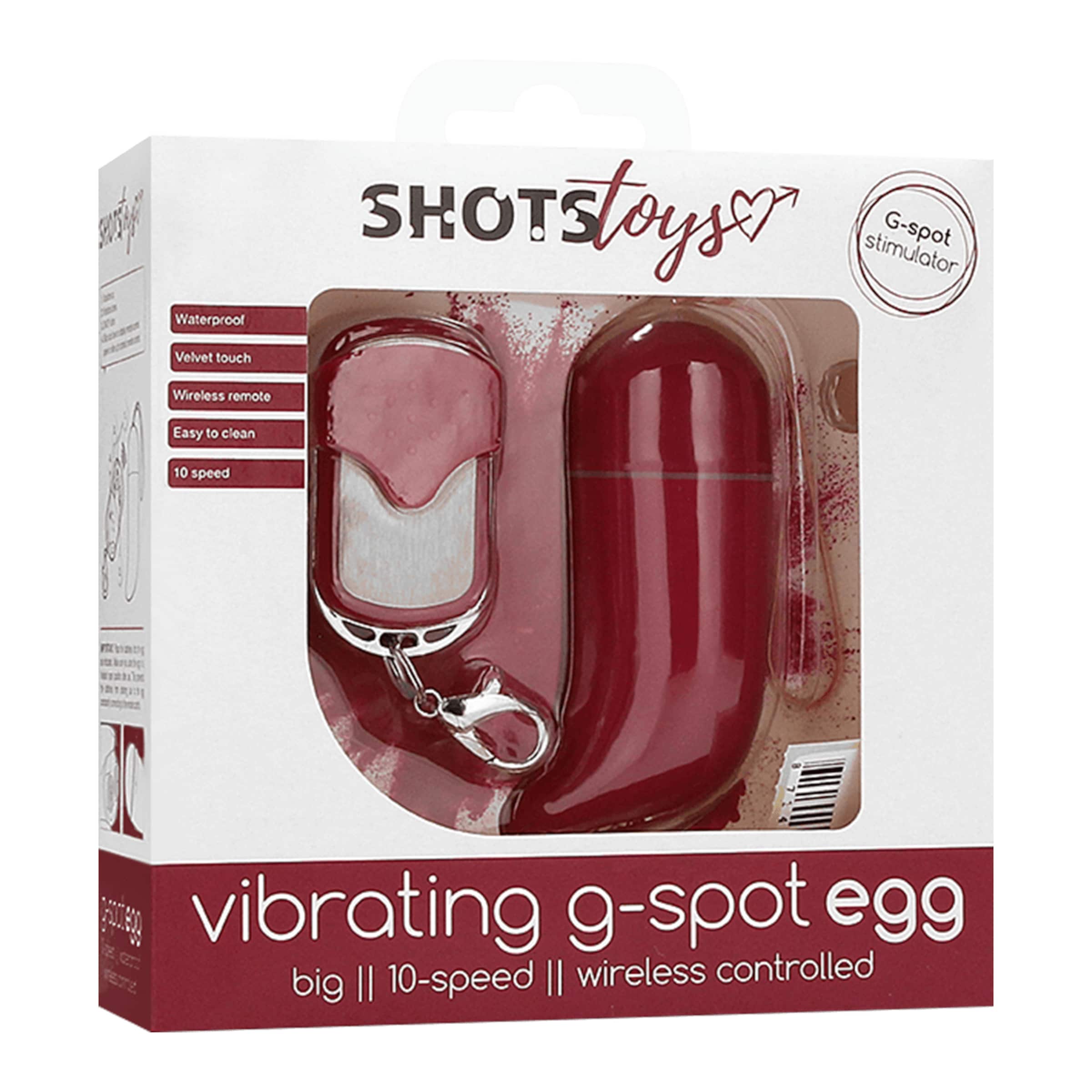 Wireless G-Spot Egg Egg Large, 8,8 cm