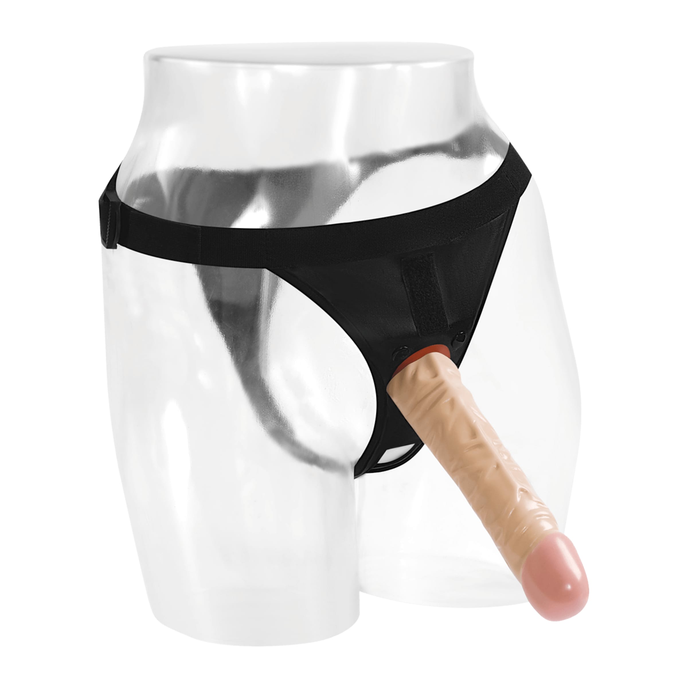 Vac-U-Lock - Classic Dong With Ultra Harness - 8 Inch, 19,1 cm