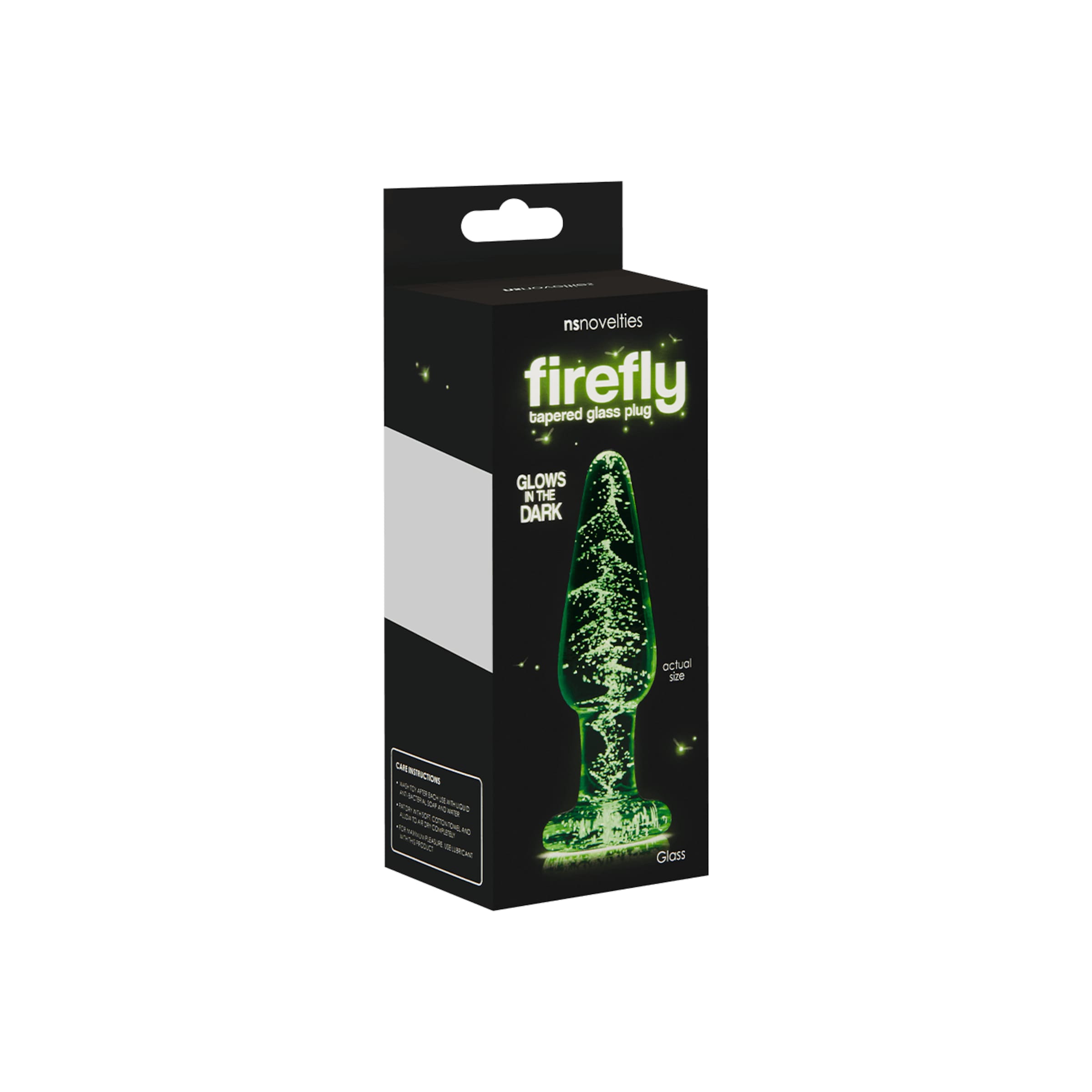 Tapered Glas Plug M, 9,5 cm