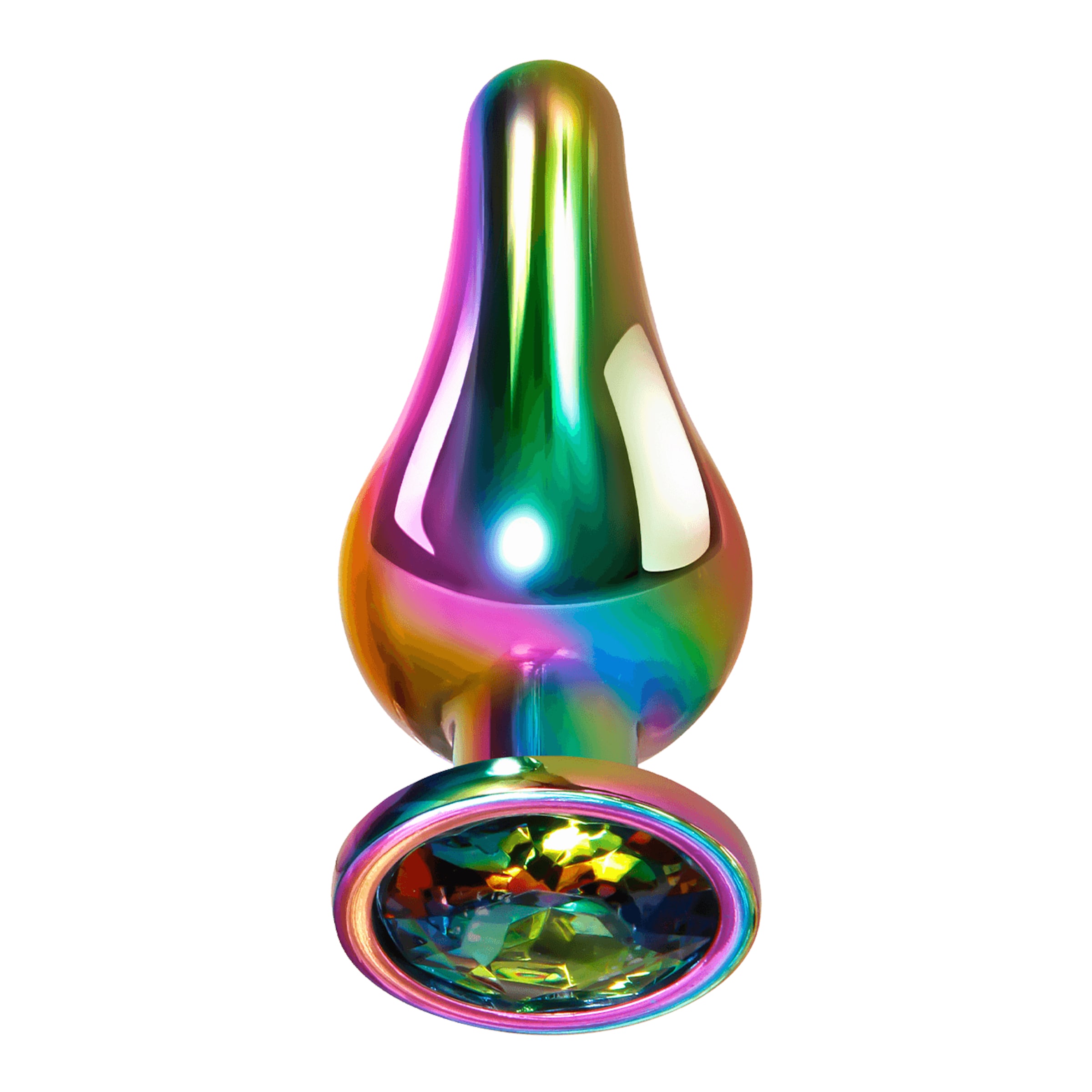 Rainbow Metal Plug - Small, 9,3 cm