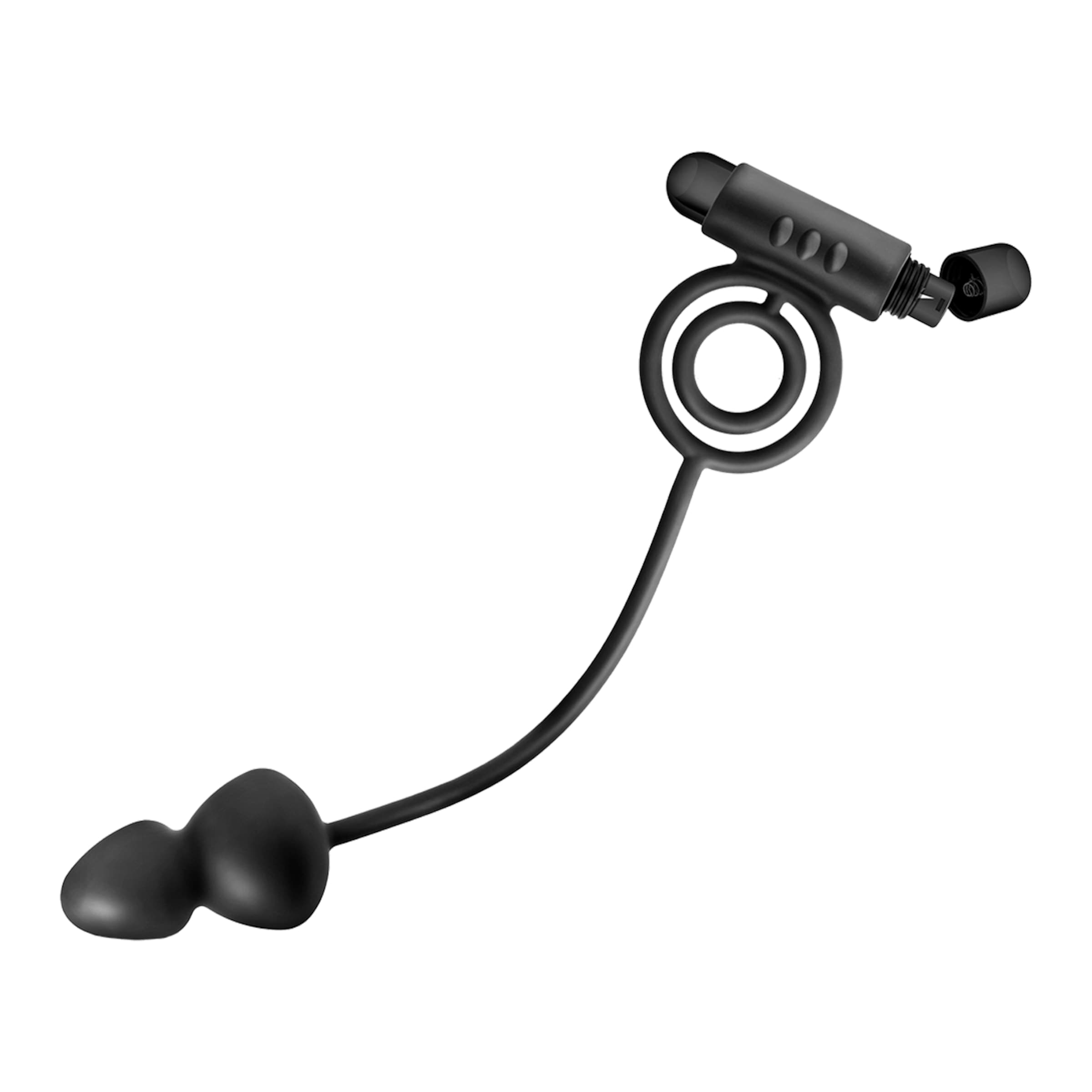 Platinum Anal Plug with C-Ring