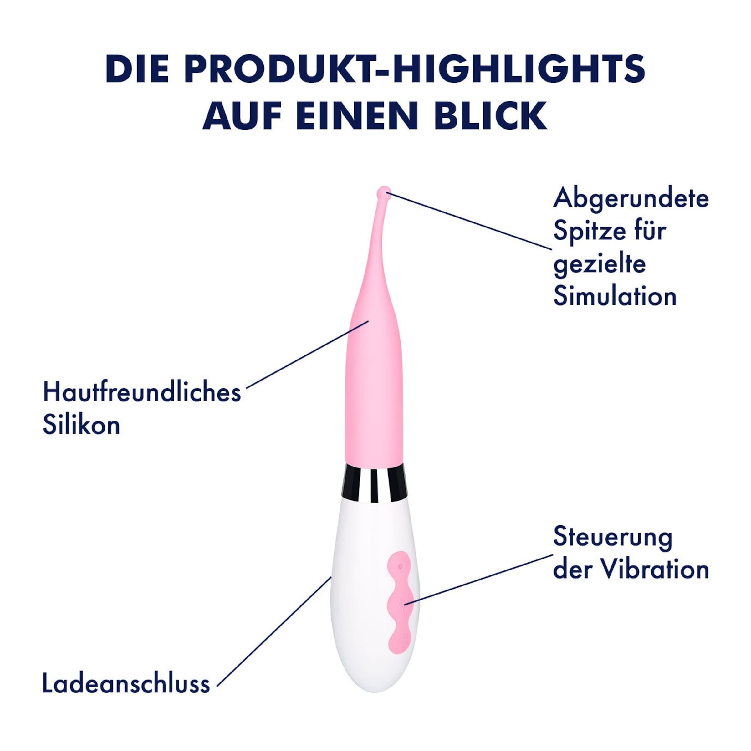 Silikon Auflegevibrator, 20 cm