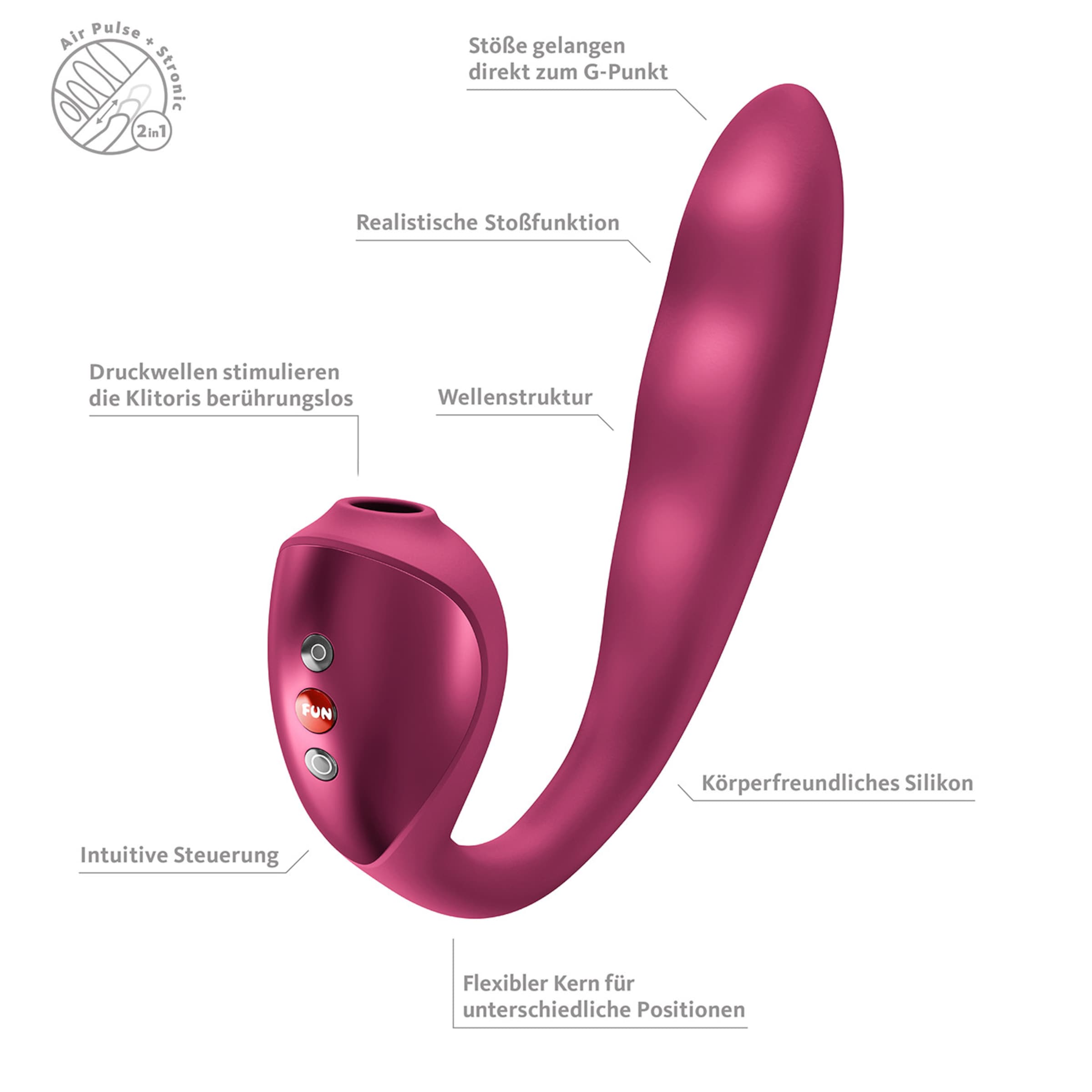 Fun Factory Stronic Pulse Allegro, 18 cm