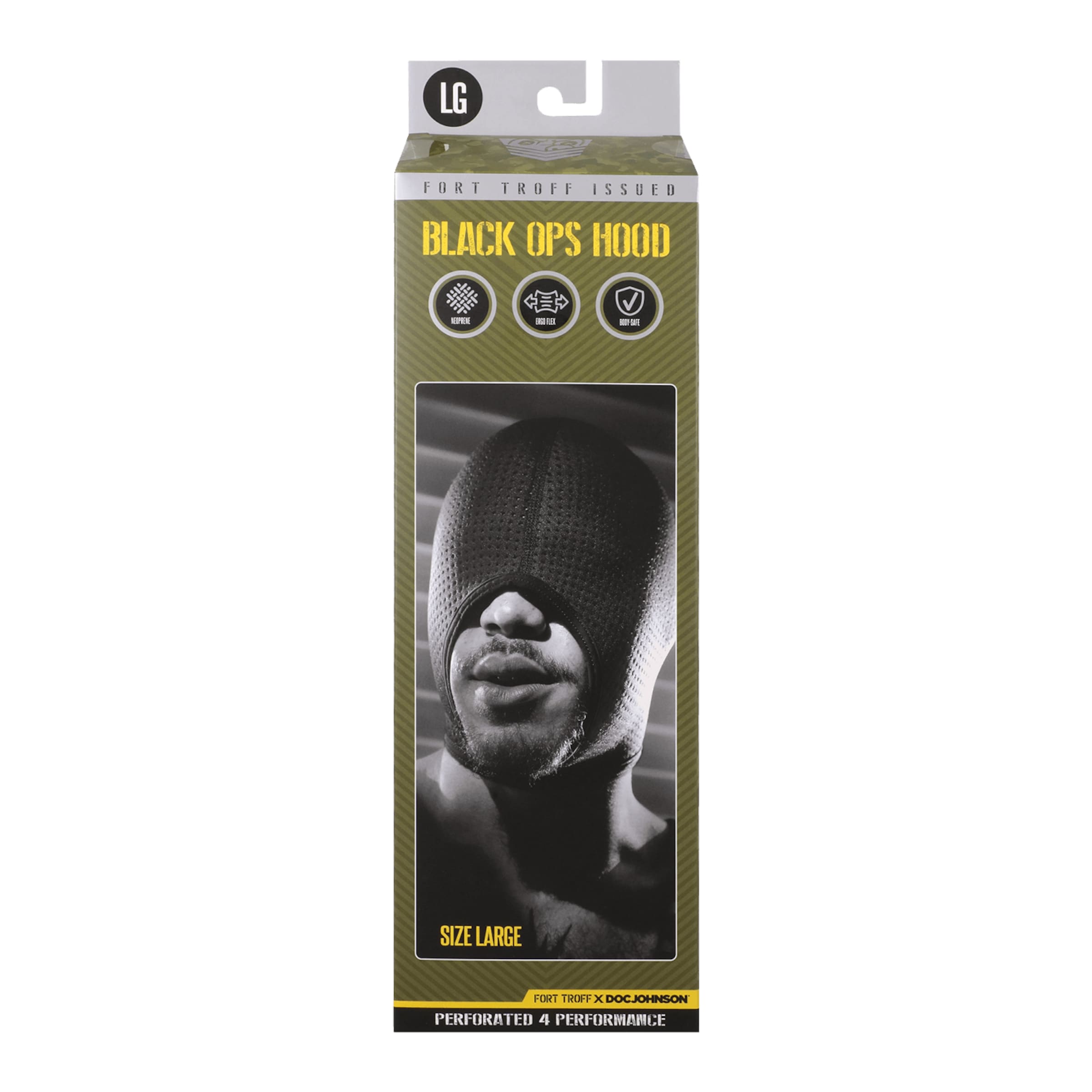 Fort Troff - Black Ops Hood - Large